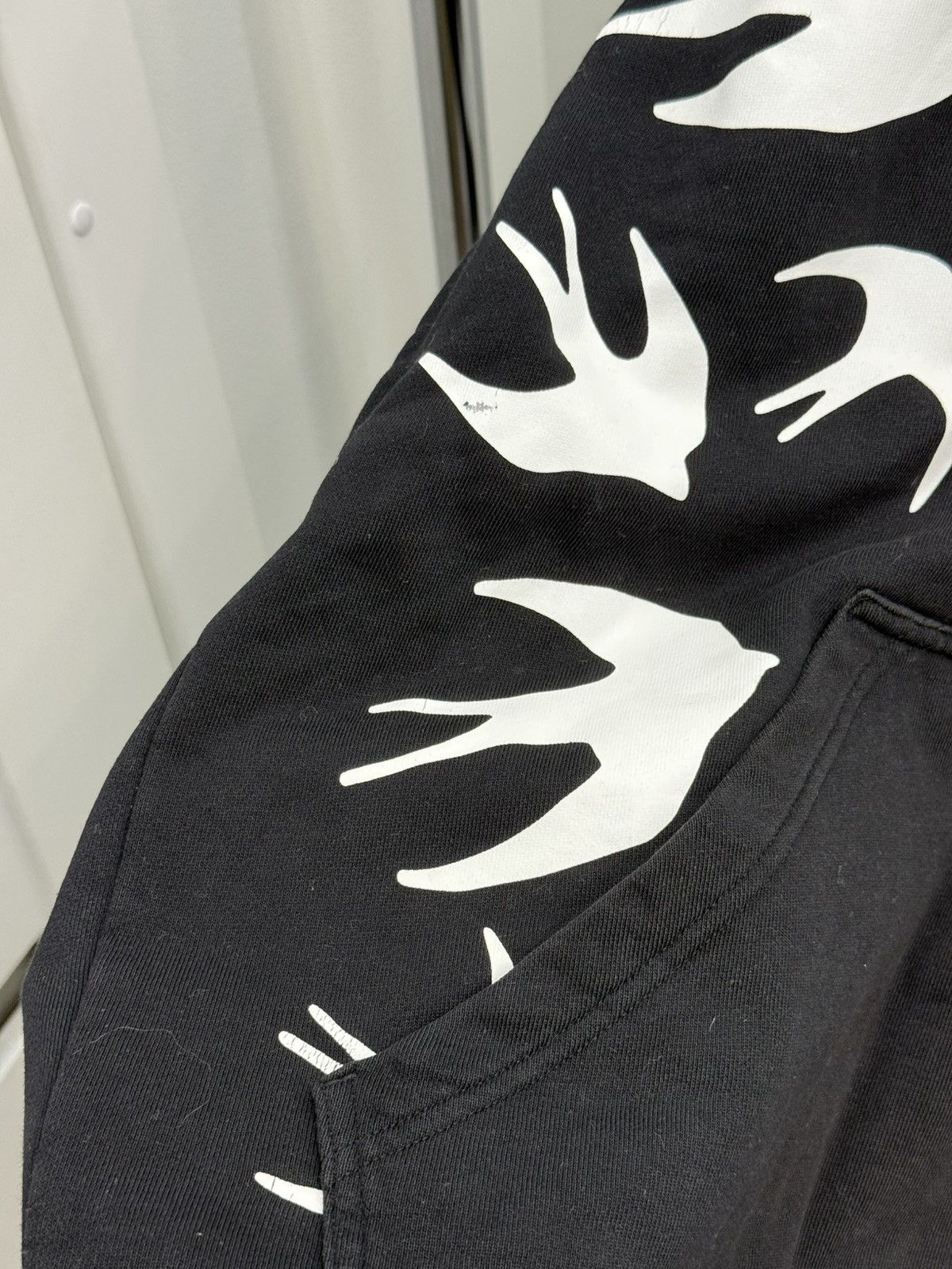 McQ Alexander McQueen McQ by Alexander McQueen Swallow Cotton Hoodie Size US L / EU 52-54 / 3 - 8 Thumbnail