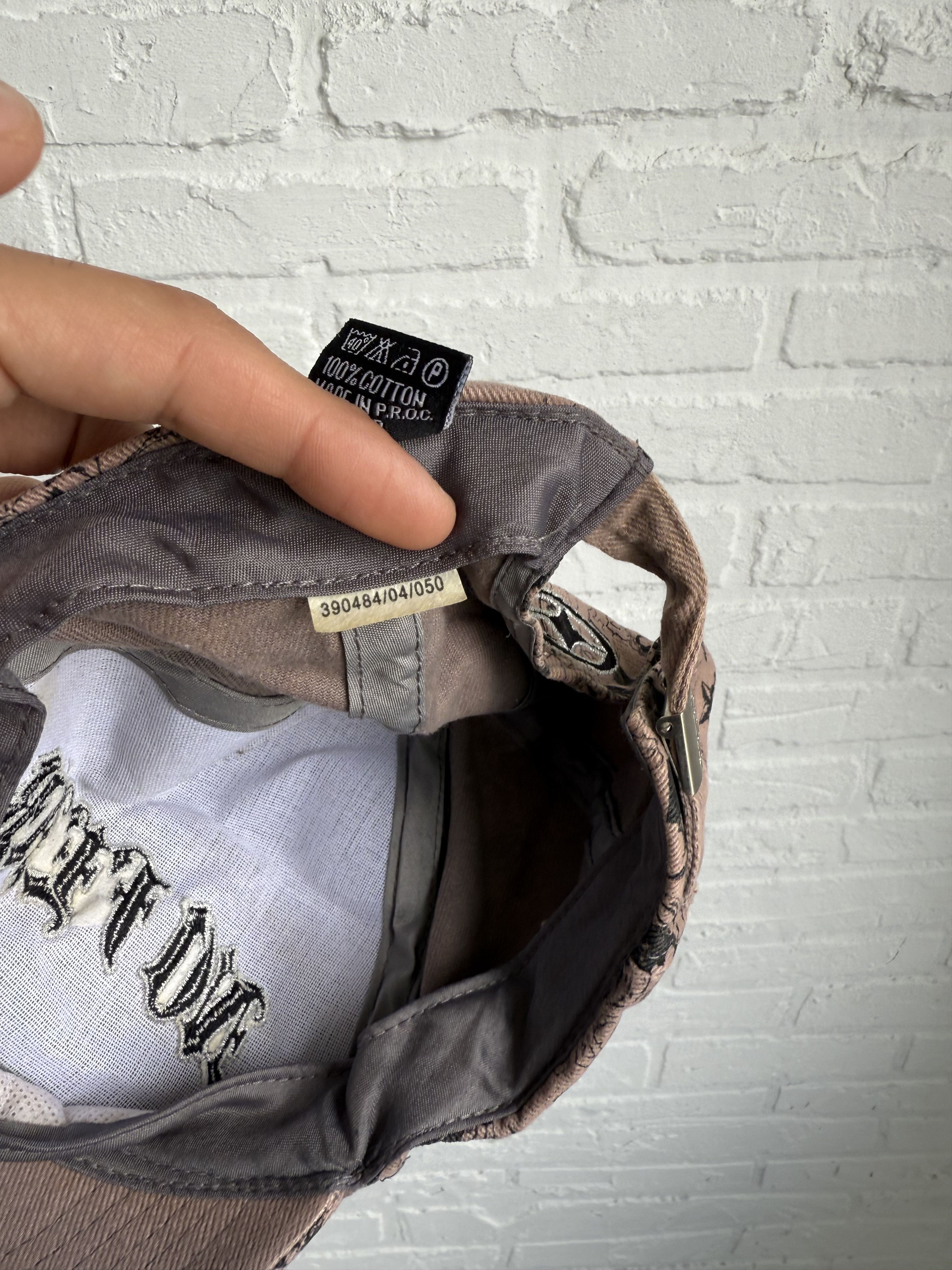 No Fear × Vintage Vintage y2k No Fear monogram skull baseball cap Size ONE SIZE - 6 Thumbnail