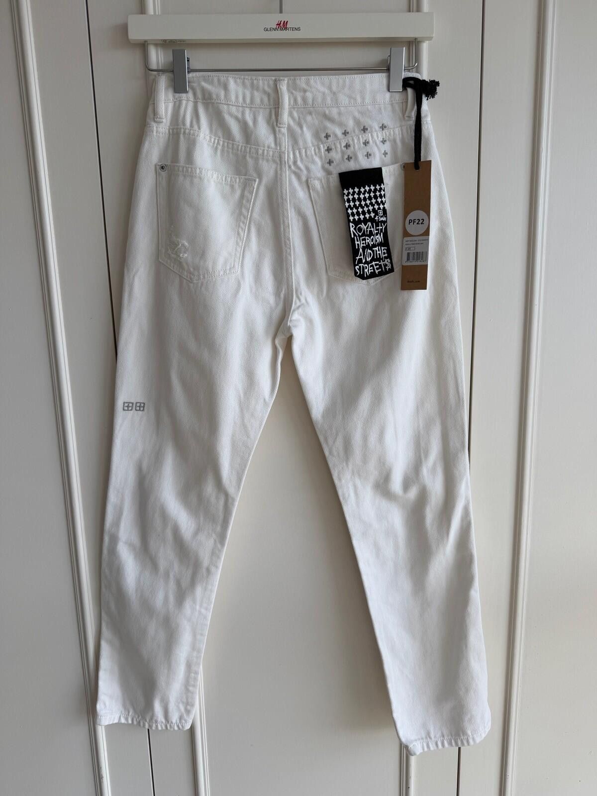 Ksubi new ksubi womens denim jeans nine o white trashed blanc 26 8 Size 26" / US 2 / IT 38 - 1 Thumbnail
