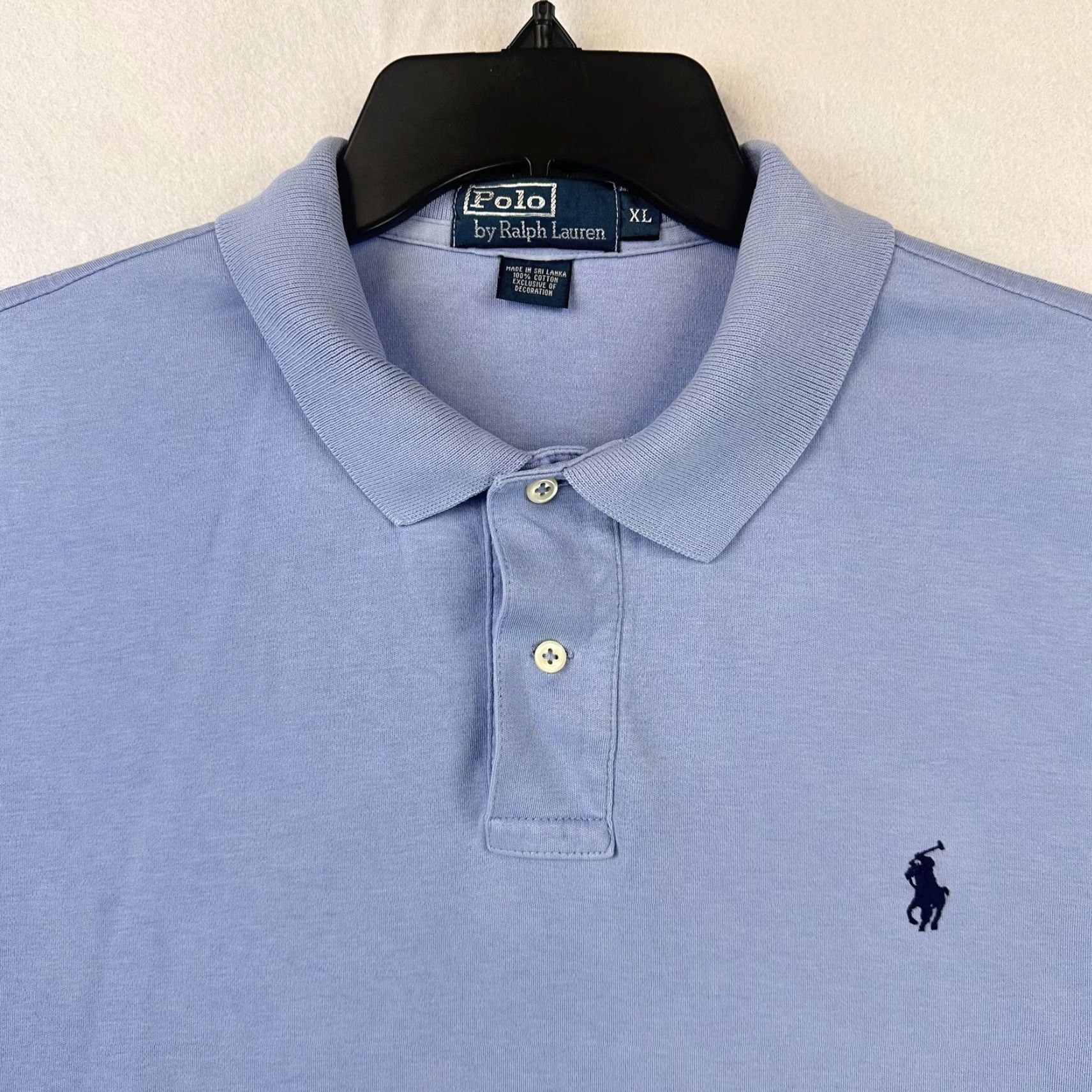 Polo Ralph Lauren Polo Ralph Lauren Shirt Mens XL Classic Short Sleeve Embroidered Pony Logo Blue Polo Shirt XL Men Classic Short Sleeve Embroidered Pony Logo Blue Size US XL / EU 56 / 4 - 3 Thumbnail