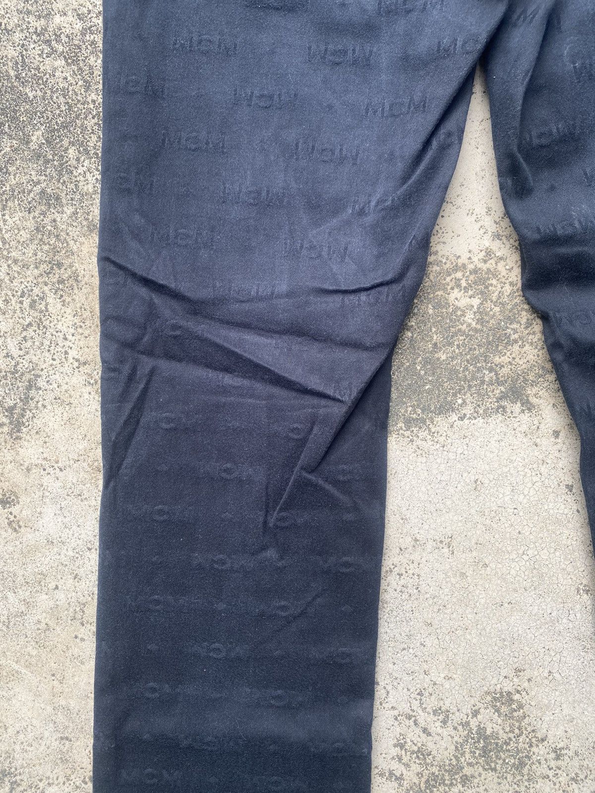 Designer × If Six Was Nine × MCM MCM Monogram Flare Stretchable Casual Pants Size US 26 / EU 42 - 21 Thumbnail