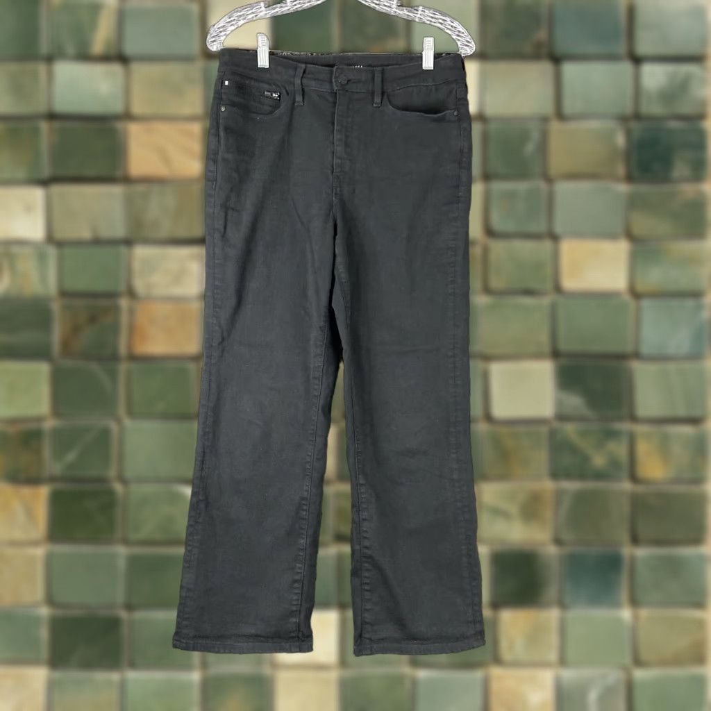 Athleta ATHLETA Black Straight Jeans Women's Size 8 Regular Size 30" / US 8 / IT 44 - 1 Thumbnail