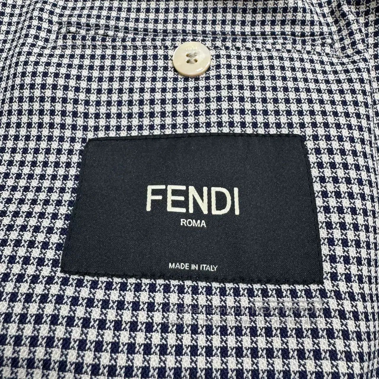 Fendi Fendi Black White Check Coat. Size US M / EU 48-50 / 2 - 2 Thumbnail