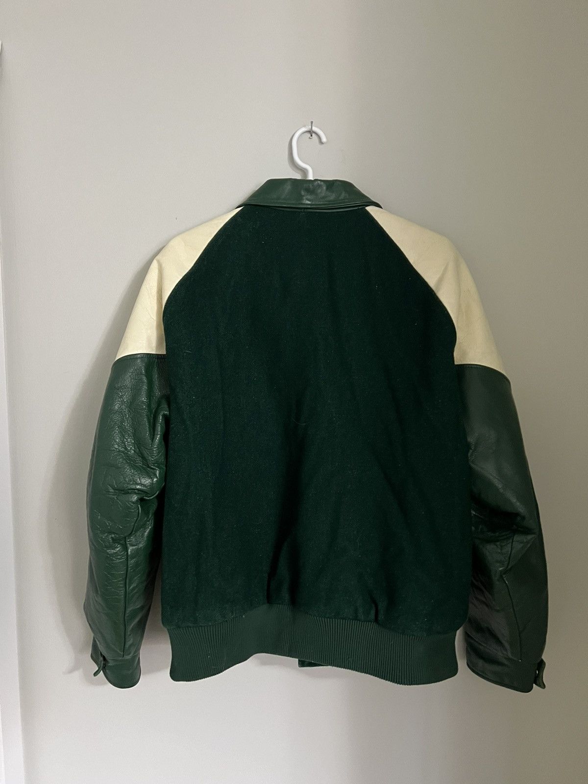 Vintage Vintage 1989 Varsity Bomber Jacket High School Grad Size US L / EU 52-54 / 3 - 5 Thumbnail