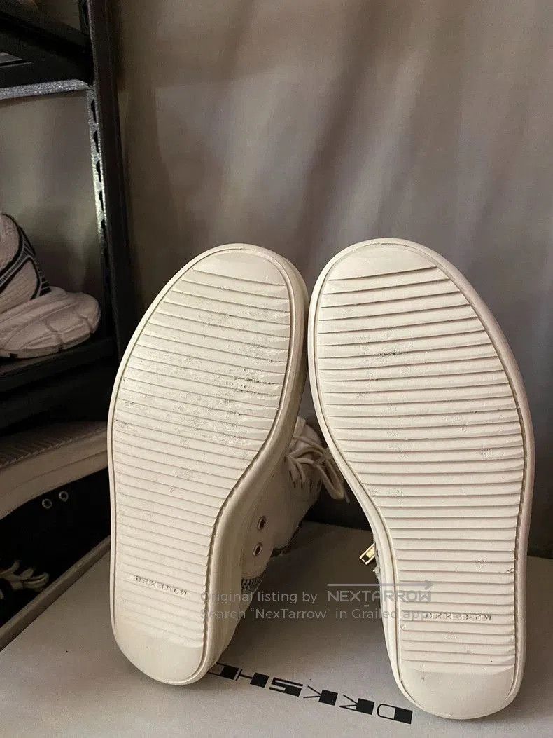 Rick Owens Rick Owens Milk Canvas High. Size US 10.5 / EU 43-44 - 6 Thumbnail