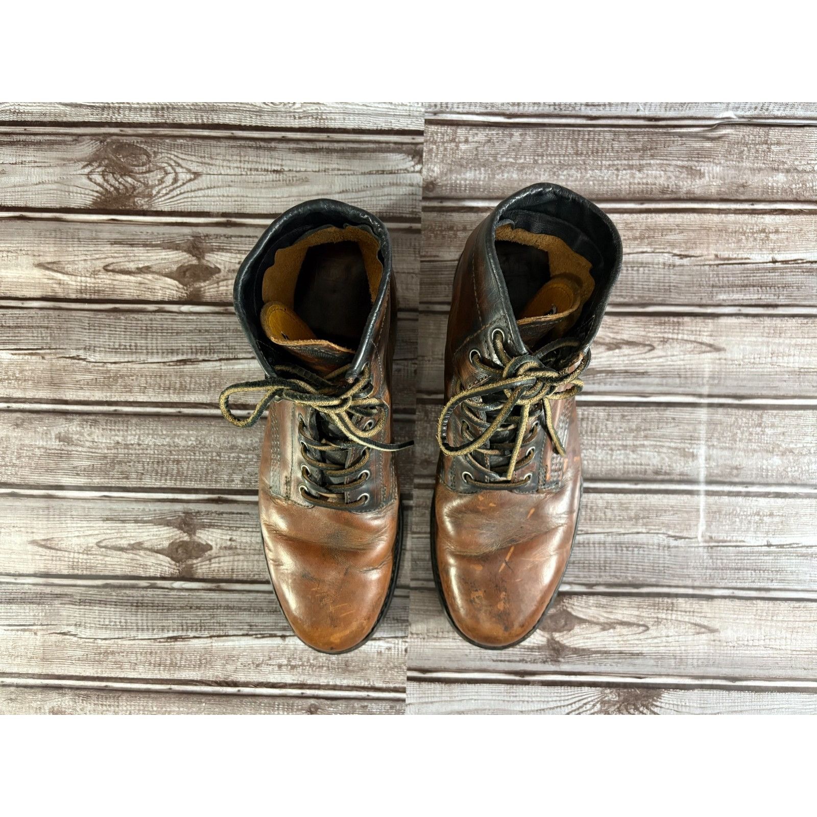 Frye Frye Prison leather Boot Size 9 M color brandy Made In USA Size US 9 / EU 42 - 11 Thumbnail