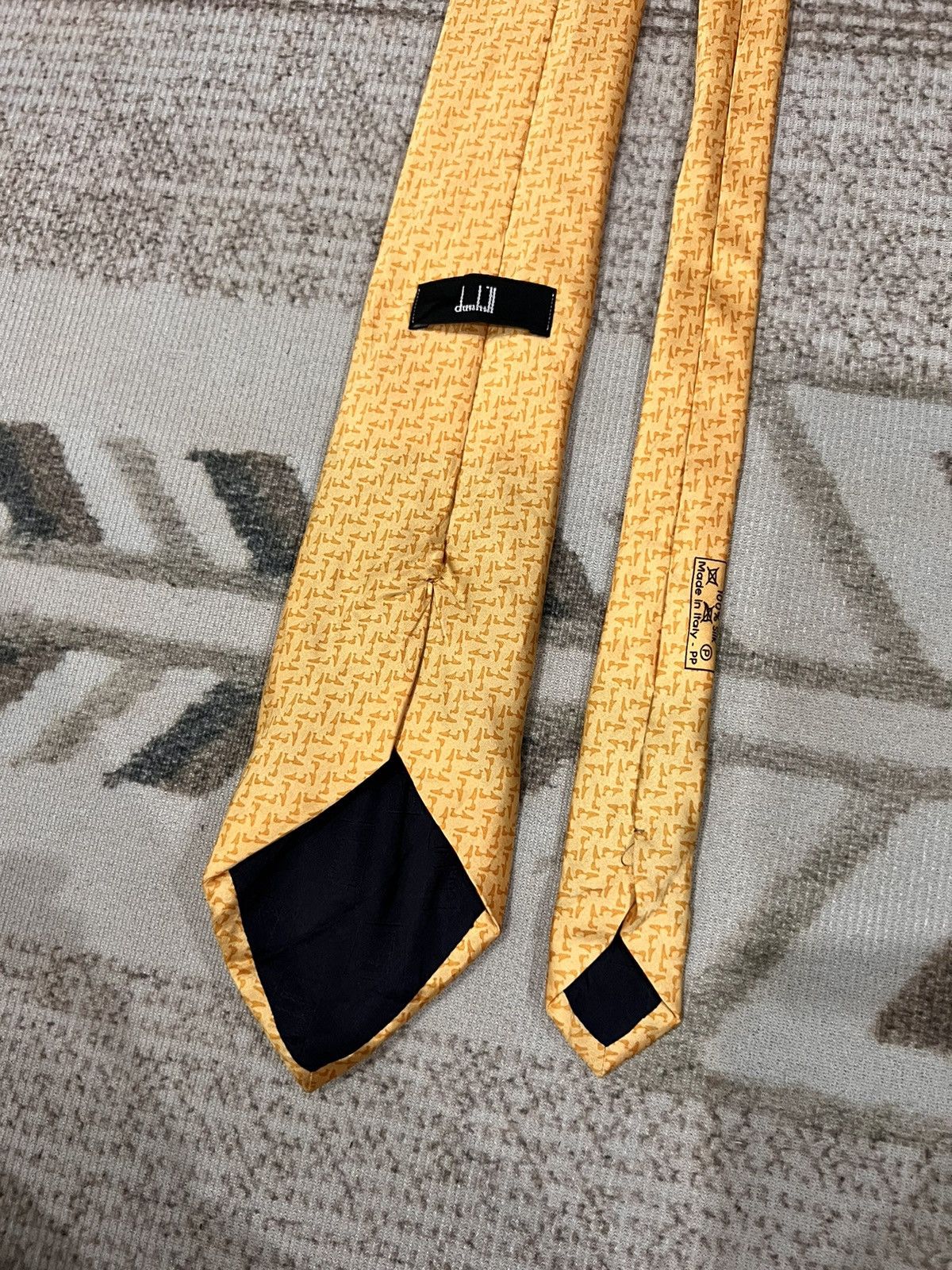 Alfred Dunhill Vintage Dunhill Silk Tie Size ONE SIZE - 4 Thumbnail