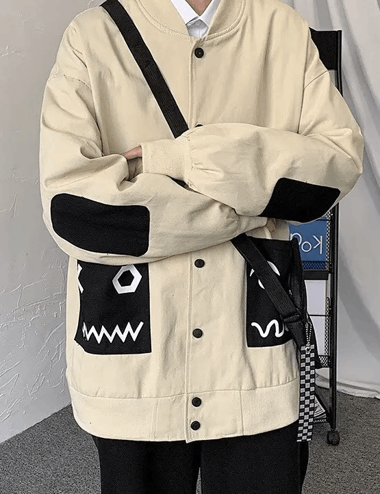 Japanese Brand × Vintage Rare cartoon pocket jacket graphic aesthetic Size US XL / EU 56 / 4 - 2 Thumbnail