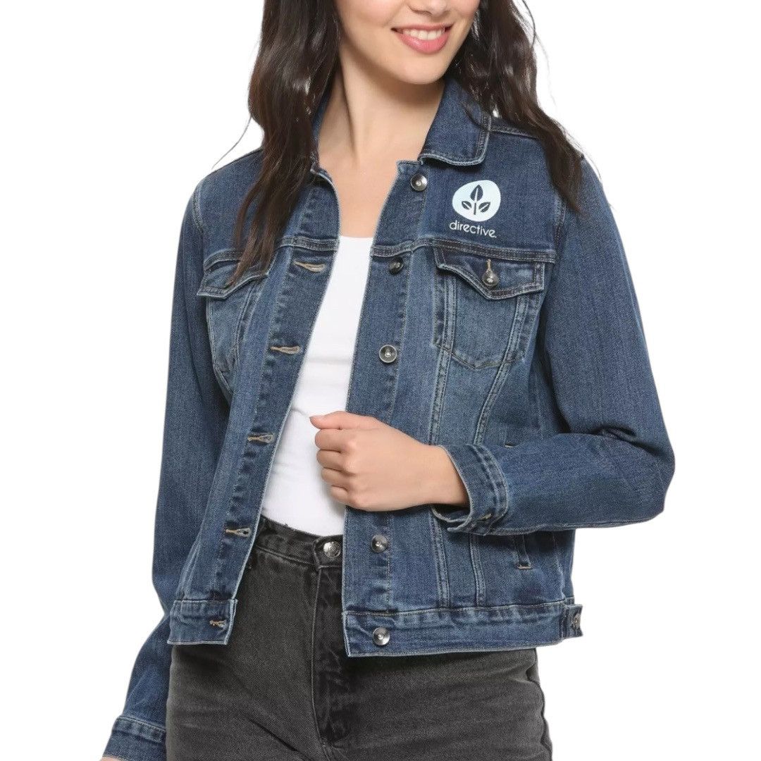 Disney Disney Pixar WALL-E Womens Recycled Embroidered Denim Jacket Size S / US 4 / IT 40 - 2 Thumbnail