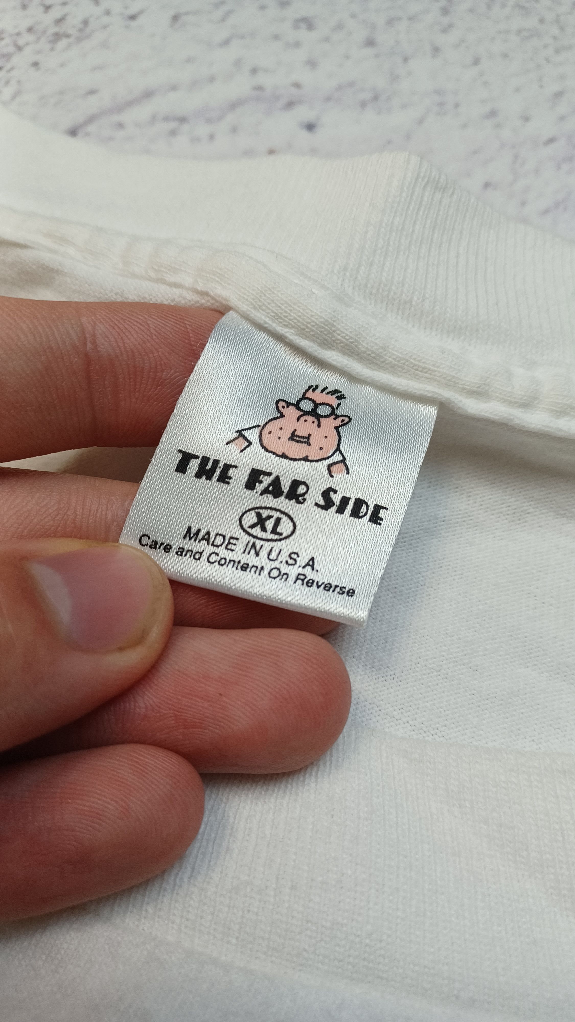 Other Vintage 80s The Far Side Humor T Shirt Size US XL / EU 56 / 4 - 6 Thumbnail