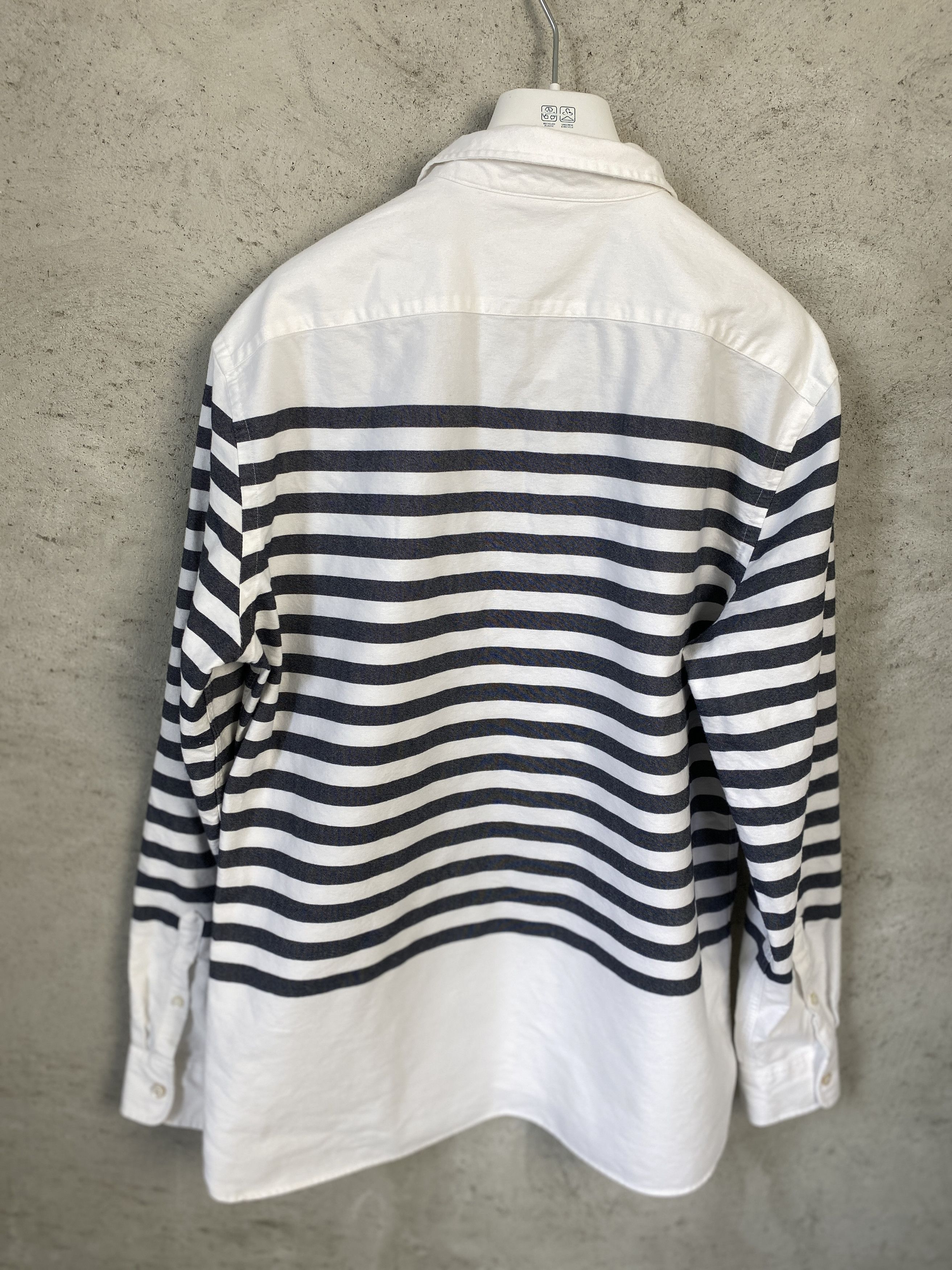 Burberry Burberry striped small logo shirt button ups casual Size US L / EU 52-54 / 3 - 6 Thumbnail