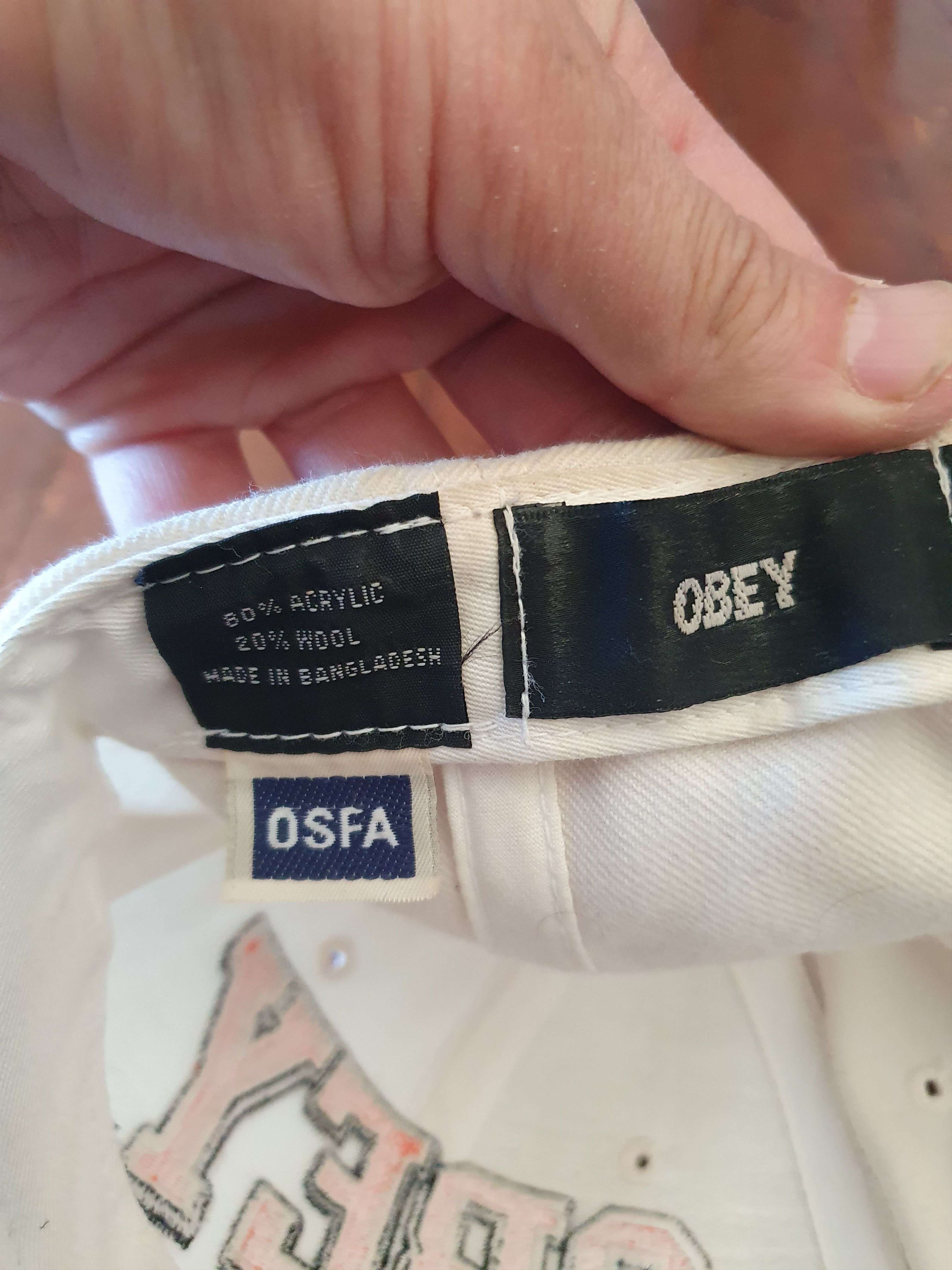 Obey × Vintage Obey Propaganda Worldwide Snapback Vintage Hat Size ONE SIZE - 7 Thumbnail