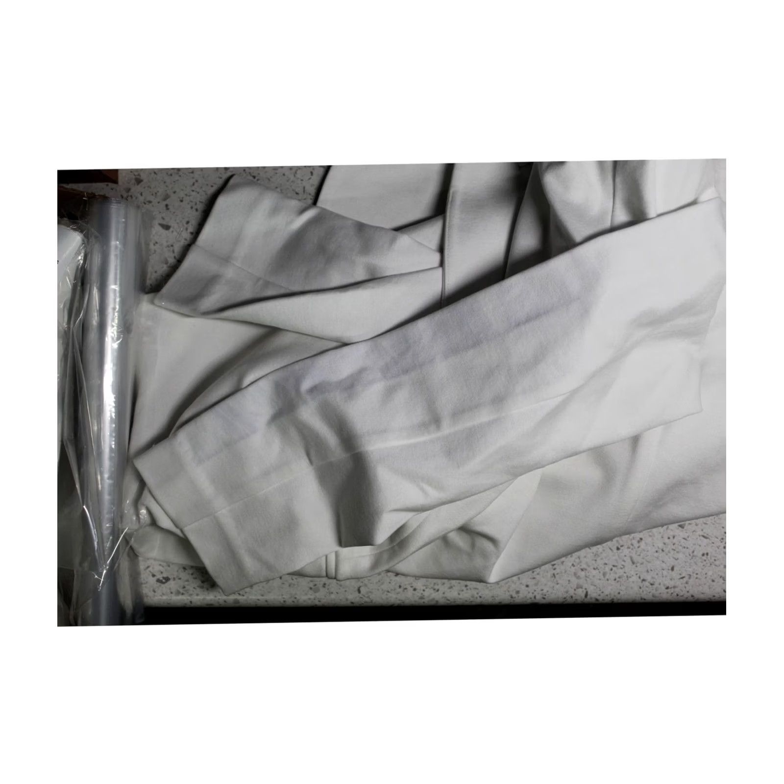 Michael Kors Michael Kors Womens Stretch Knit Blazer Jacket white Petite P/PS Size S / US 4 / IT 40 - 3 Thumbnail