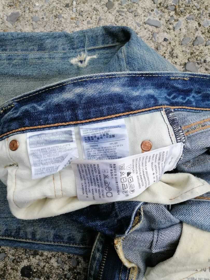Levi's × Levi's Vintage Clothing Levi's Strauss Distressed Denim Jeans Size US 32 / EU 48 - 8 Thumbnail