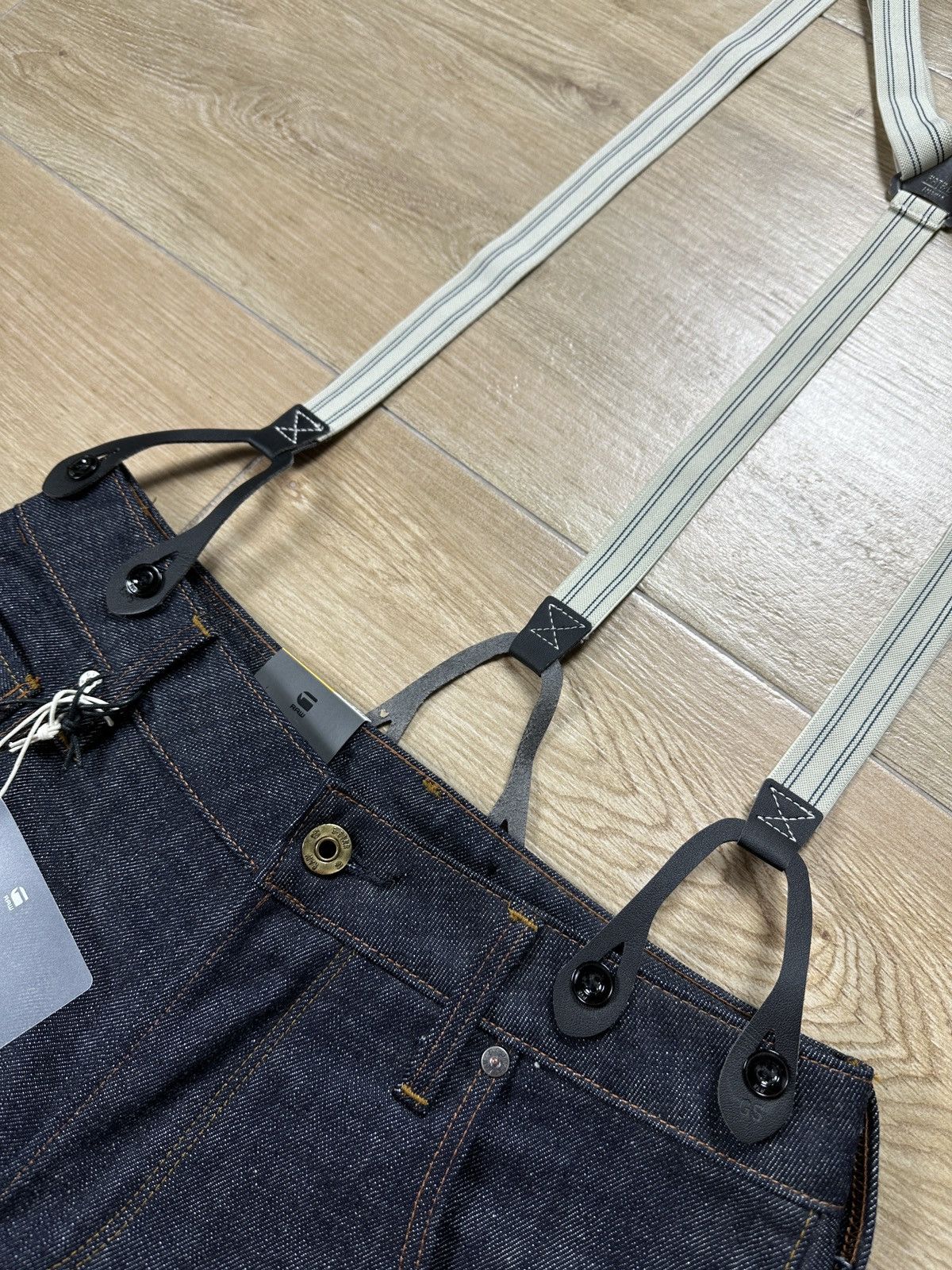 G-Star NEW🏷️ G-Star Raw Arc 3D Tapered Braces Denim Jeans Size US 26 / EU 42 - 4 Thumbnail