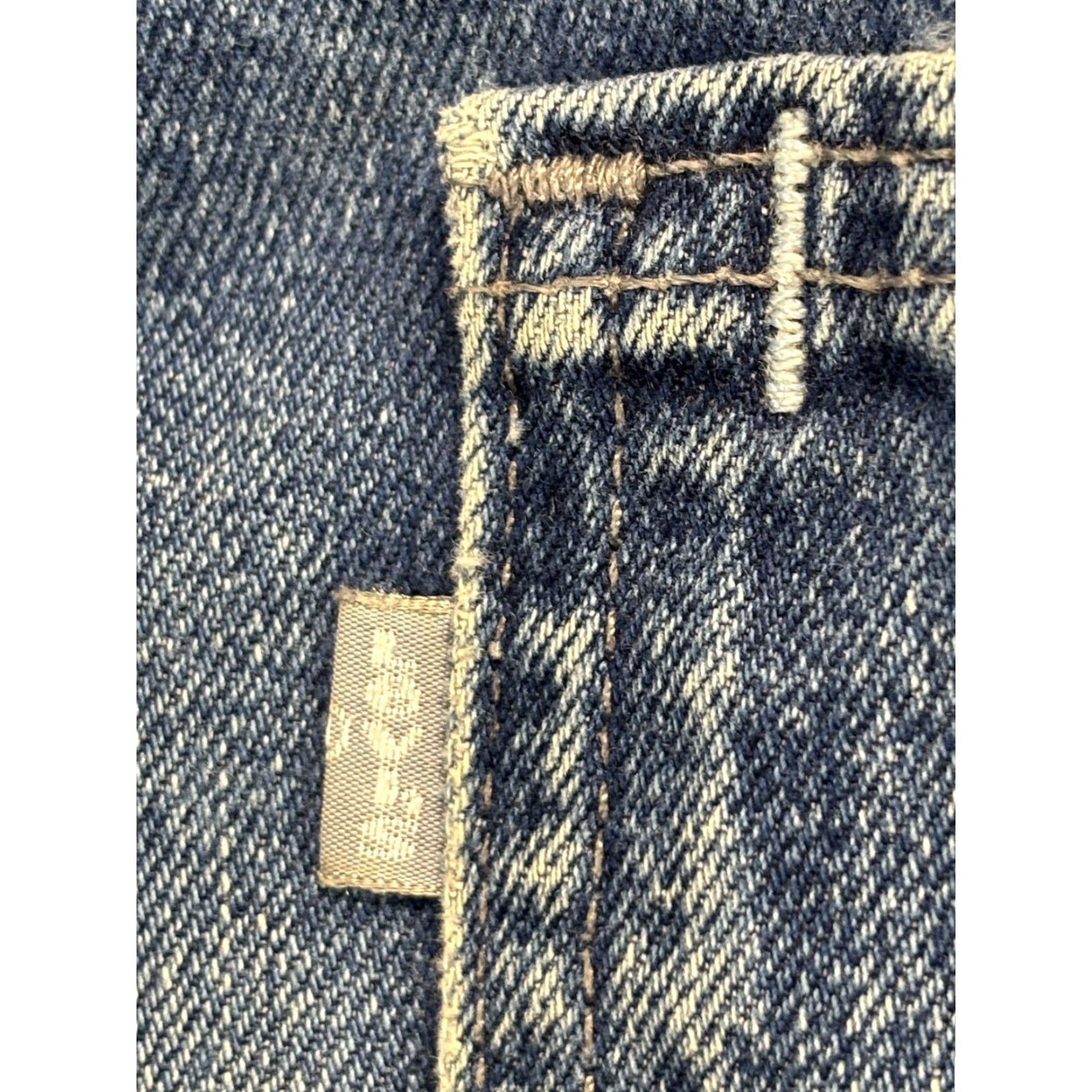 Levi's VINTAGE Levi's Silvertab Jeans Baggy Regular 38x35 Blue Denim 2001 Y2K Skater Mens Size US 38 / EU 54 - 5 Thumbnail