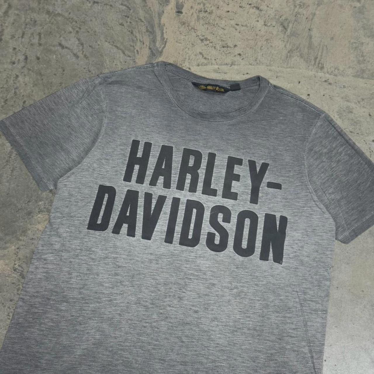 Harley Davidson × Vintage Vintage Faded Single Stitch Harley Davidson Spellout T-Shirt Size US L / EU 52-54 / 3 - 2 Thumbnail