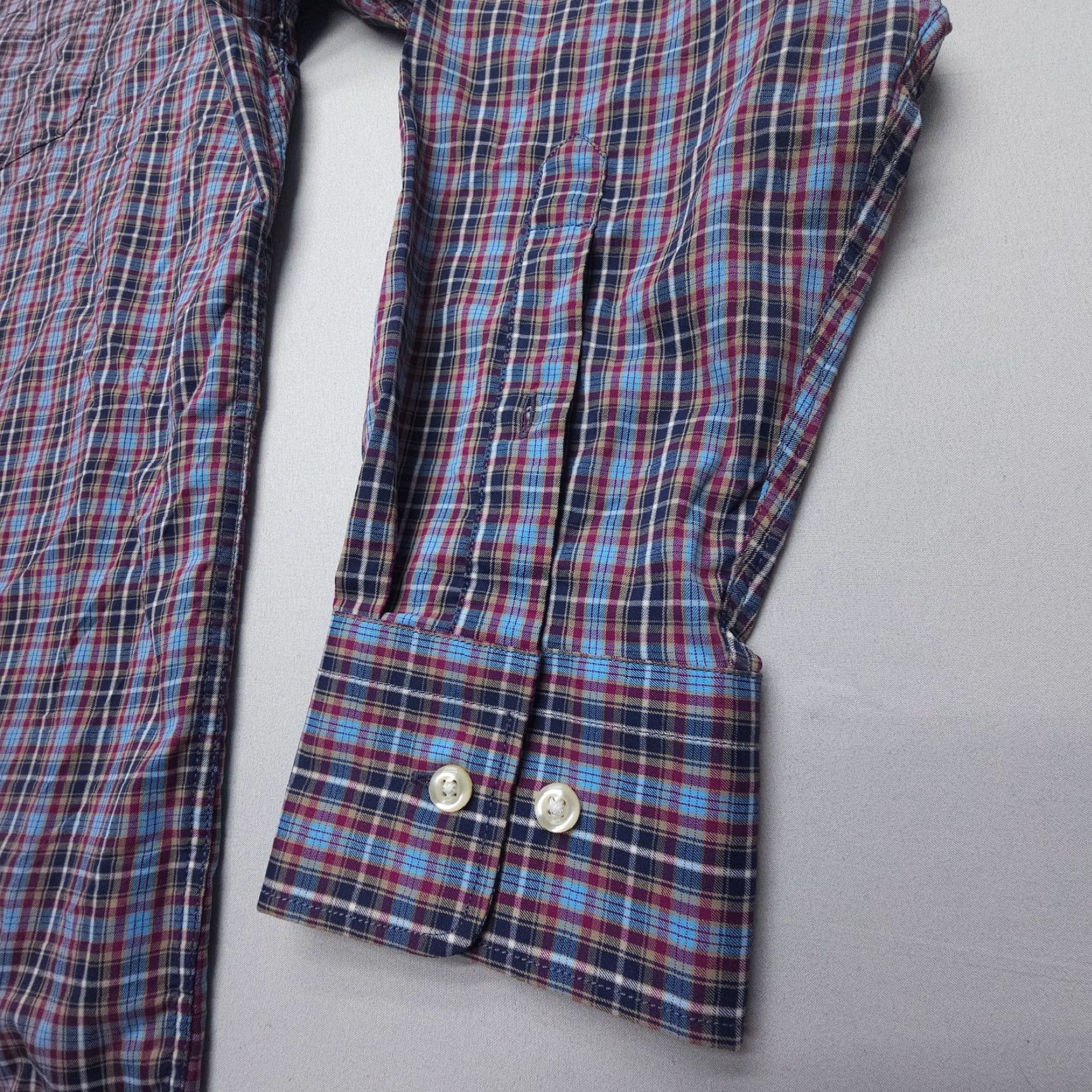 Peter Millar VINTAGE Peter Millar Lawson Performance Tattersall Button Shirt XL Stretch Talisker Club Size US XL / EU 56 / 4 - 4 Thumbnail