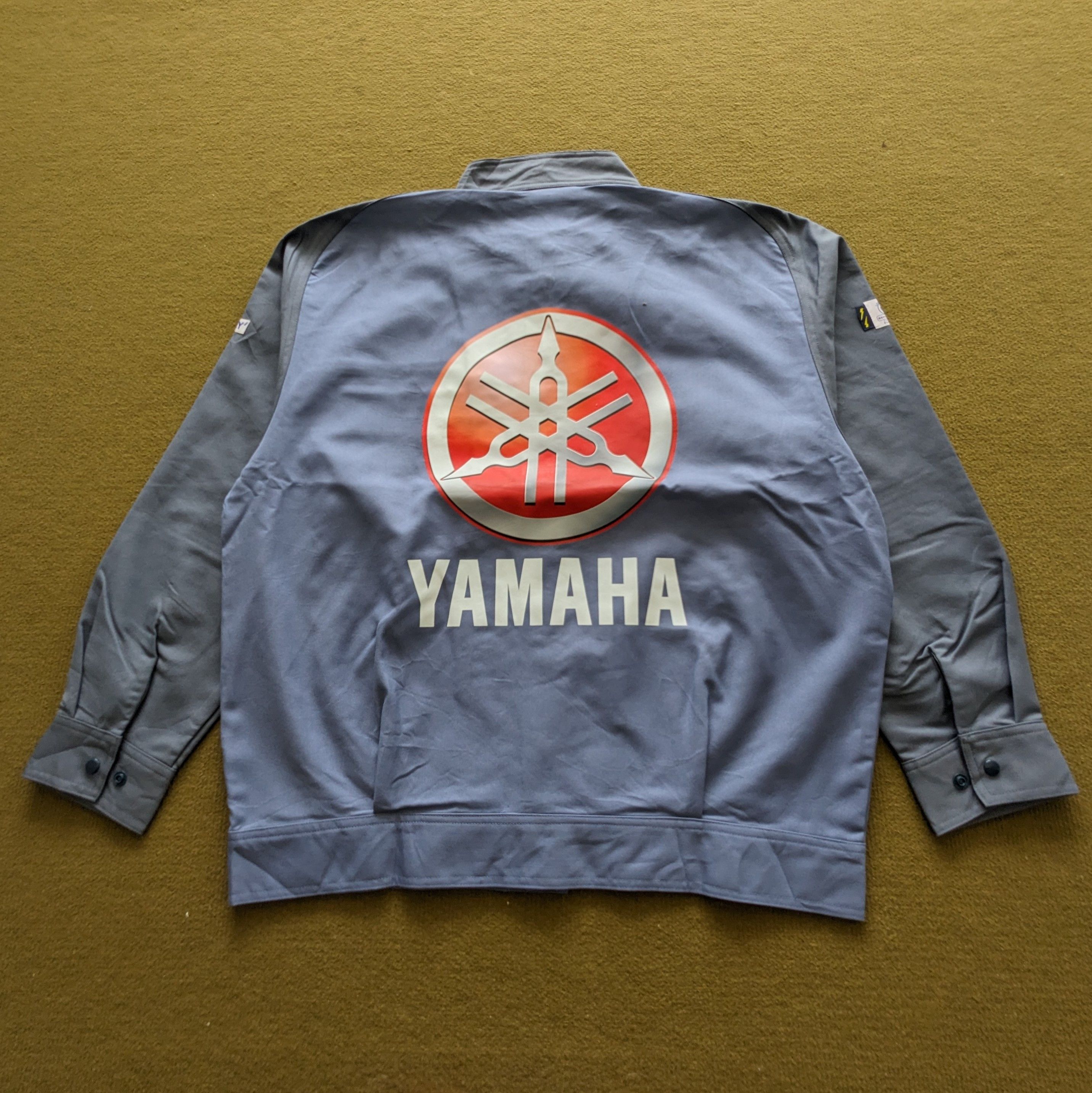 Yamaha Vintage YAMAHA Motorsports Racing Worker Custom Sport Jacket Size US XL / EU 56 / 4 - 1 Thumbnail