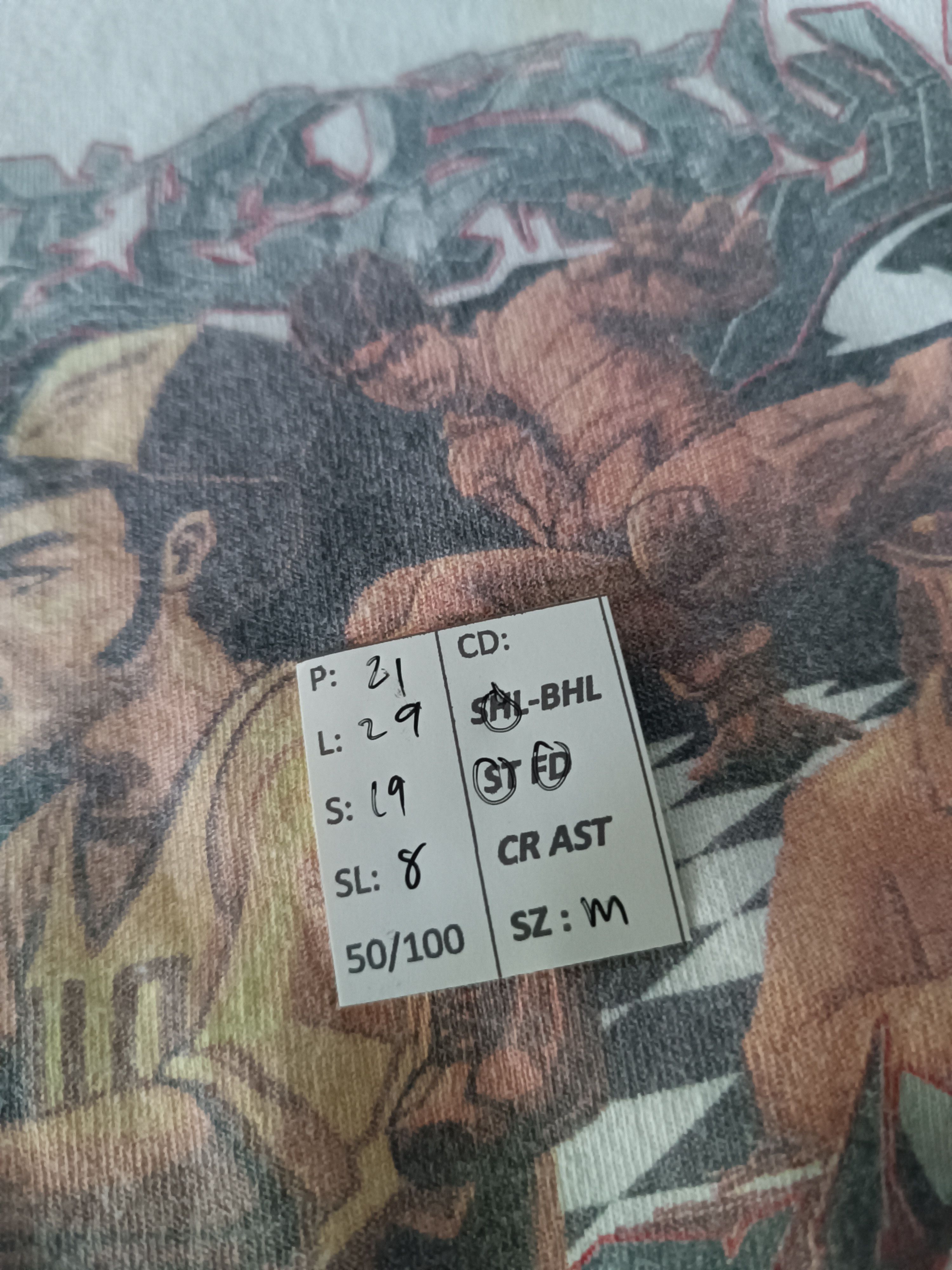 Rap Tees VINTAGE Y2K FREESTYLE GRAFFITI HIP HOP TEE VERY RARE ART Size US M / EU 48-50 / 2 - 21 Thumbnail