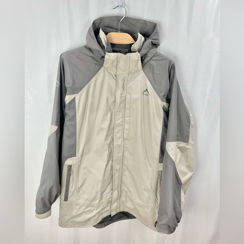 K-Way RARE! K-Way Antares Beige Grey 3 in 1 Jacket Size M Size US M / EU 48-50 / 2 - 3 Thumbnail