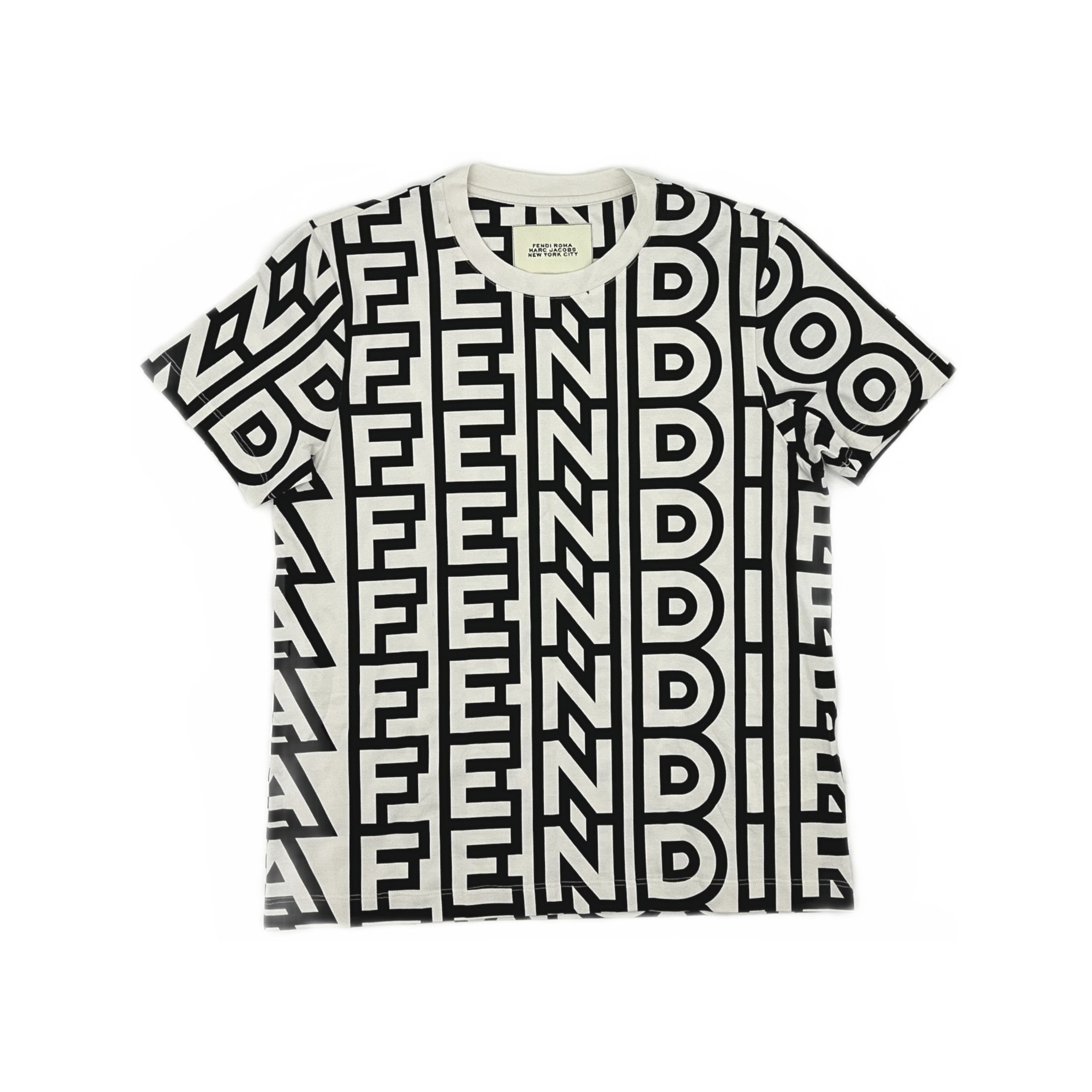 Fendi Fendi x Marc Jacobs Logo T-Shirt Size S Size S / US 4 / IT 40 - 1 Thumbnail