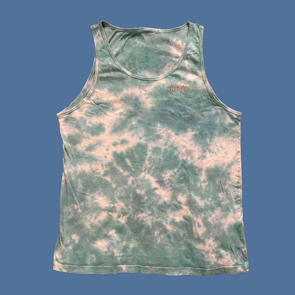 RIPNDIP RIPNDIP Tank Top Tie Dye All Hail Lord Cat Blue Men’s XL Tank Top Sleeveless Beach Surf Skate Shirt T-Shirt Size US XL / EU 56 / 4 - 1 Thumbnail