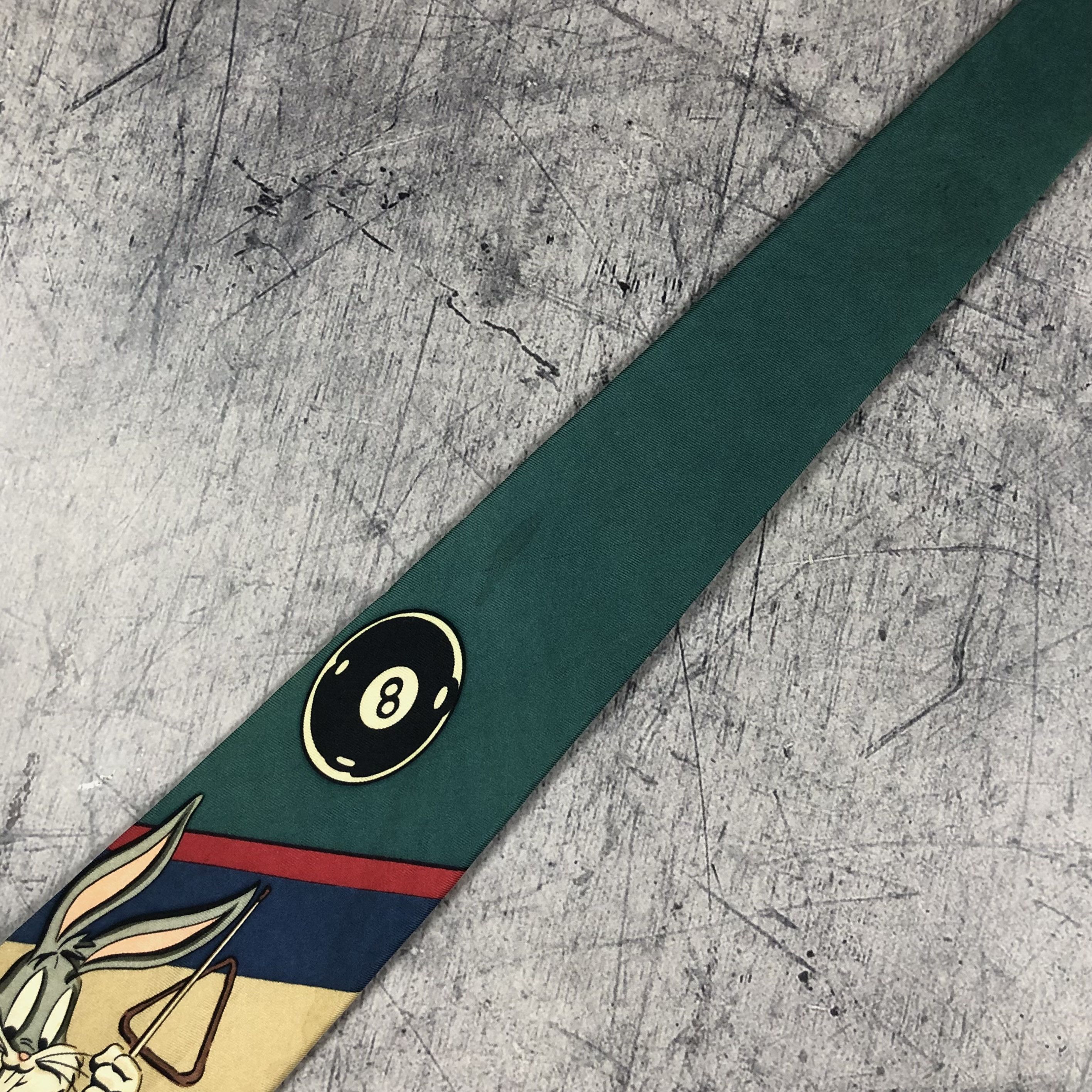 Warner Bros Vintage 1992 Warner Bros Billiards Looney Tunes Tie Size ONE SIZE - 5 Thumbnail