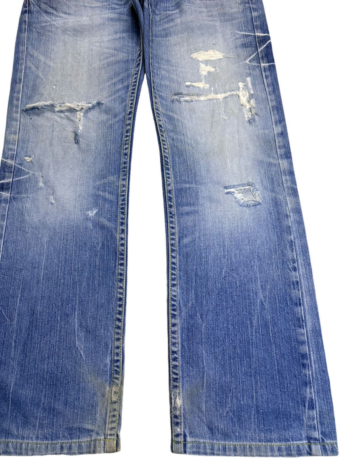 Dsquared2 Vintage Red Pepper Faded Wash Navajo Style Loose Jeans Size US 34 / EU 50 - 6 Thumbnail