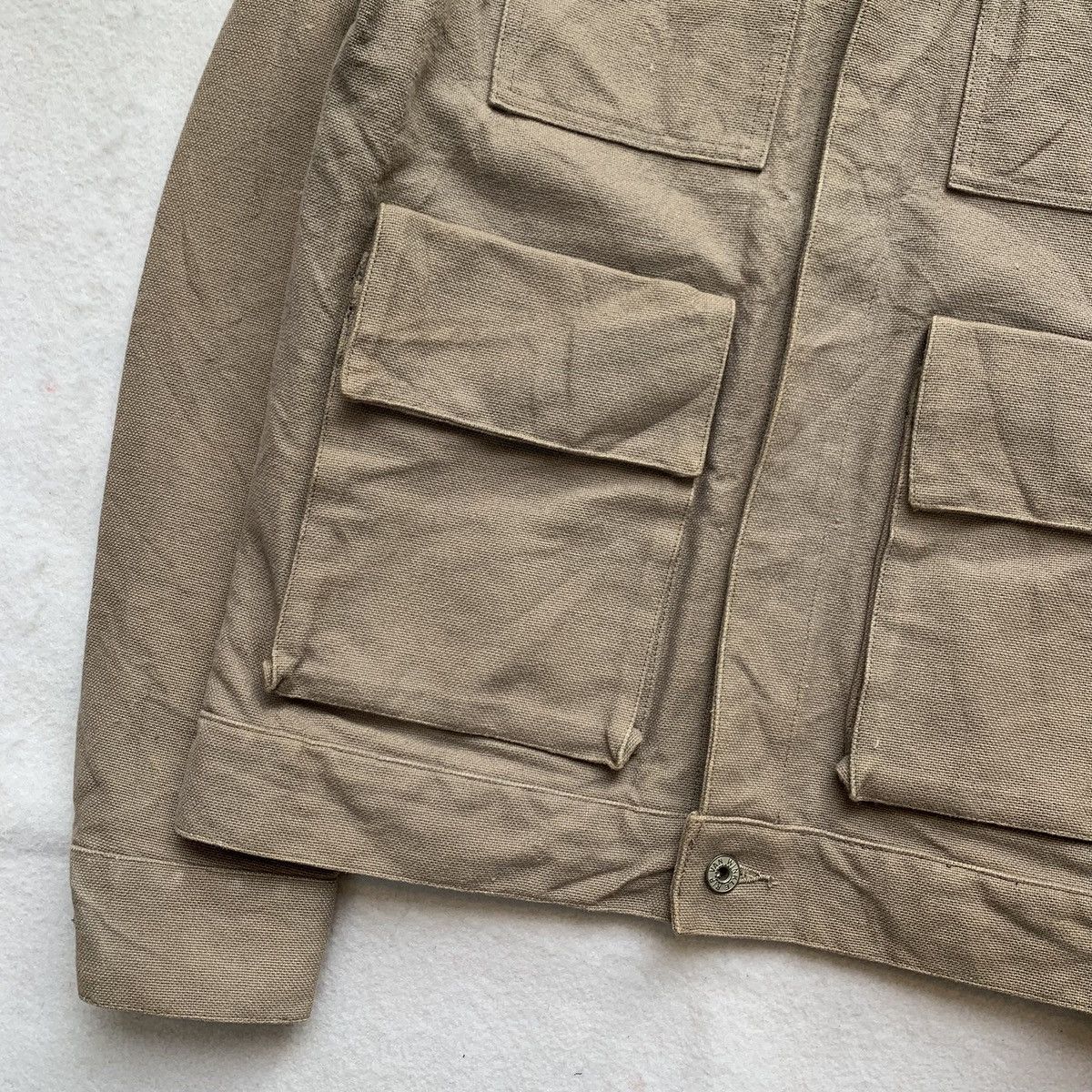 RIPVANWINKLE 1990s RIPVANWINKLE Canvas Hidden Button Jacket Size US S / EU 44-46 / 1 - 5 Thumbnail