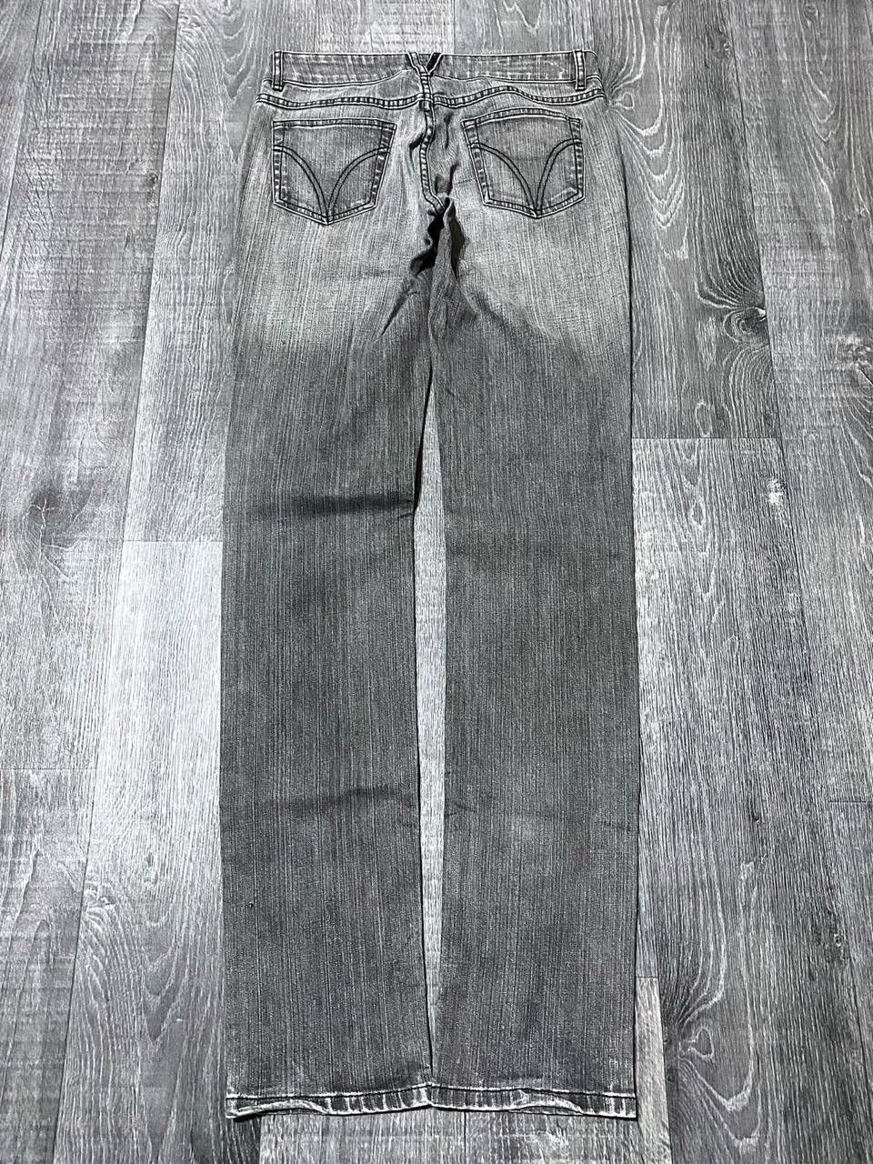 Dolce & Gabbana Dolce & Gabbana D&G Gray Low Tight Washed Jeans Denim Size US 29 - 3 Thumbnail
