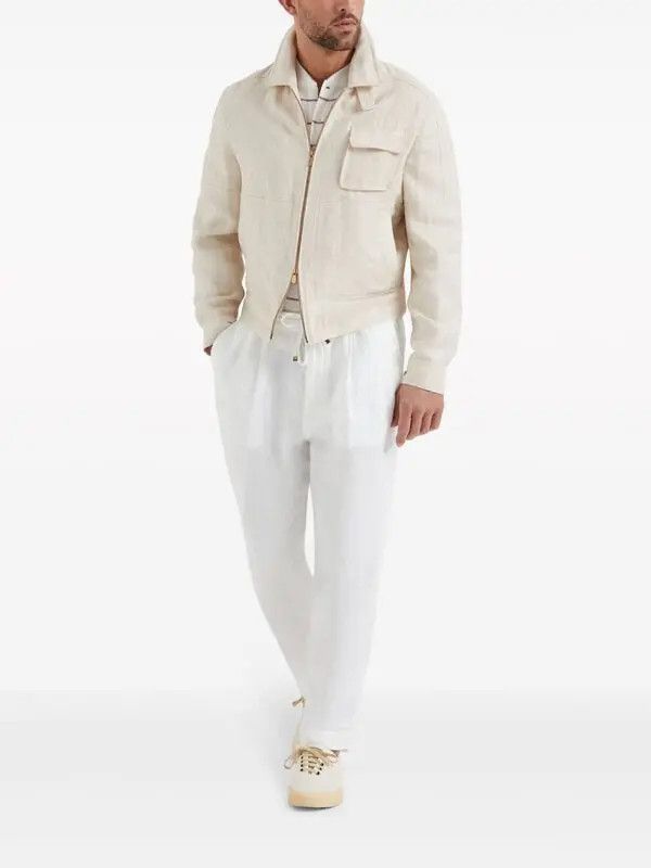 Brunello Cucinelli o1la1rc1a0425 T-Shirt in White Size US L / EU 52-54 / 3 - 4 Thumbnail