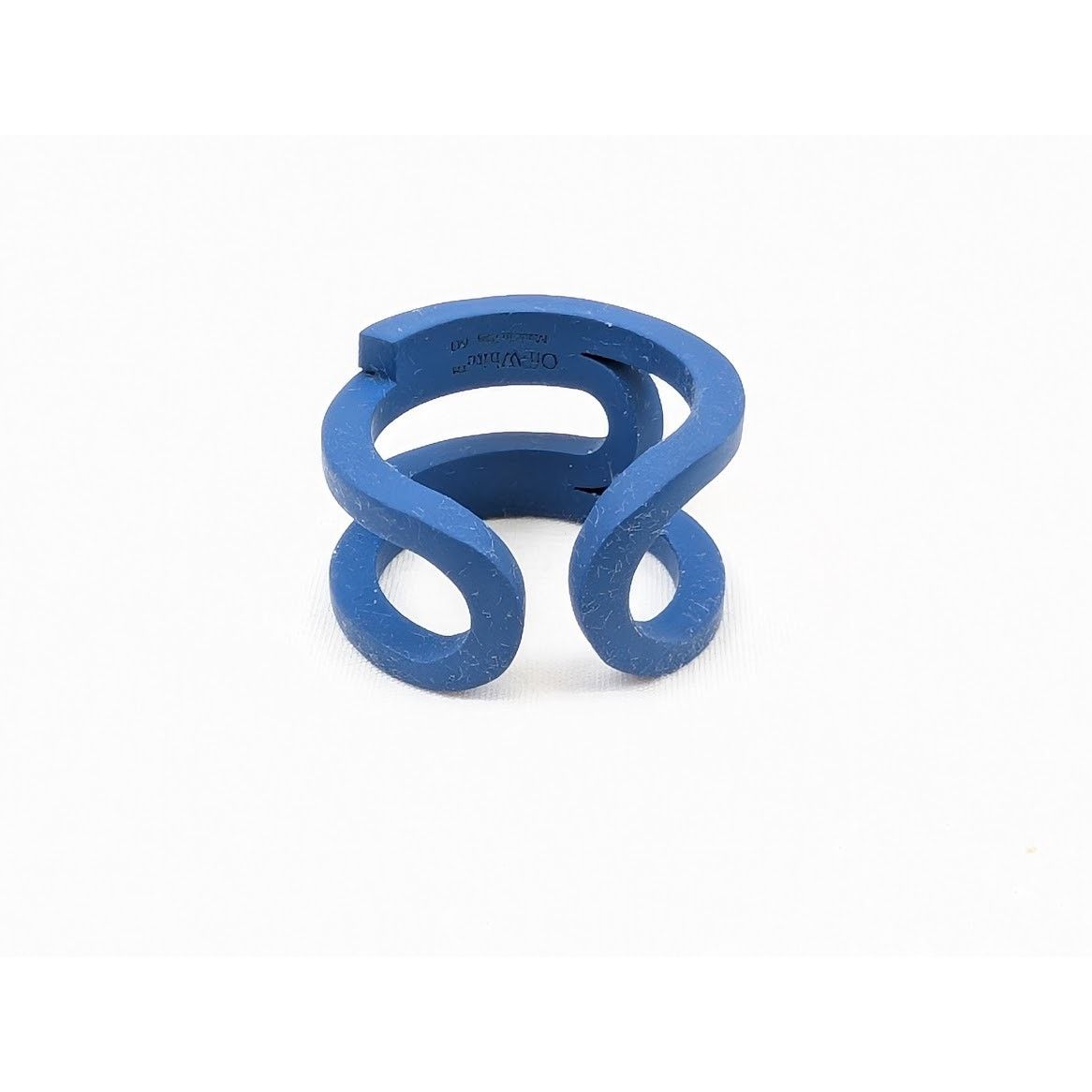 Off-White o1rshd1 Q:2 / Size: 60 / Varnished Paperclip Ring in Blue Size ONE SIZE - 7 Thumbnail