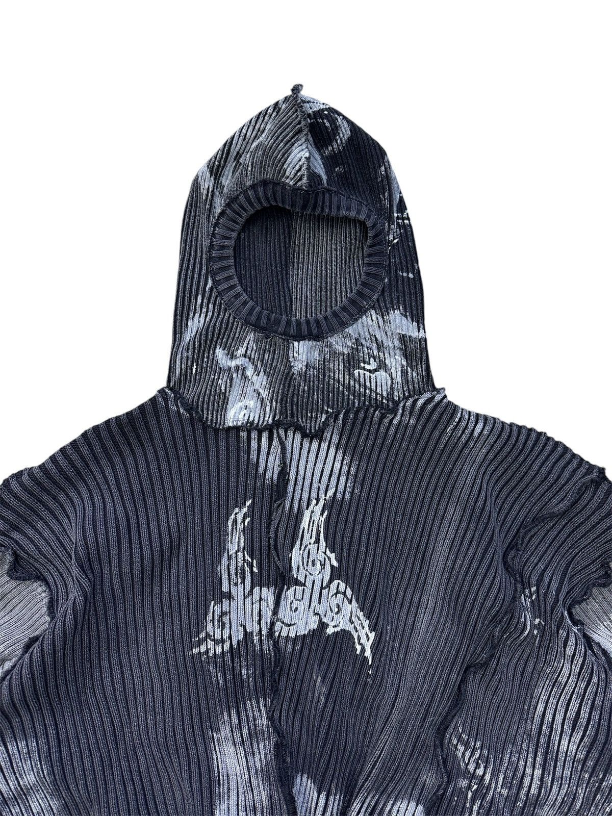 Hysteric Glamour × Le Grande Bleu (L.G.B.) × Vintage ARCHIVE PRINTED HOODIE L.G.B. Style SWEATER RIPPED Size US L / EU 52-54 / 3 - 5 Thumbnail