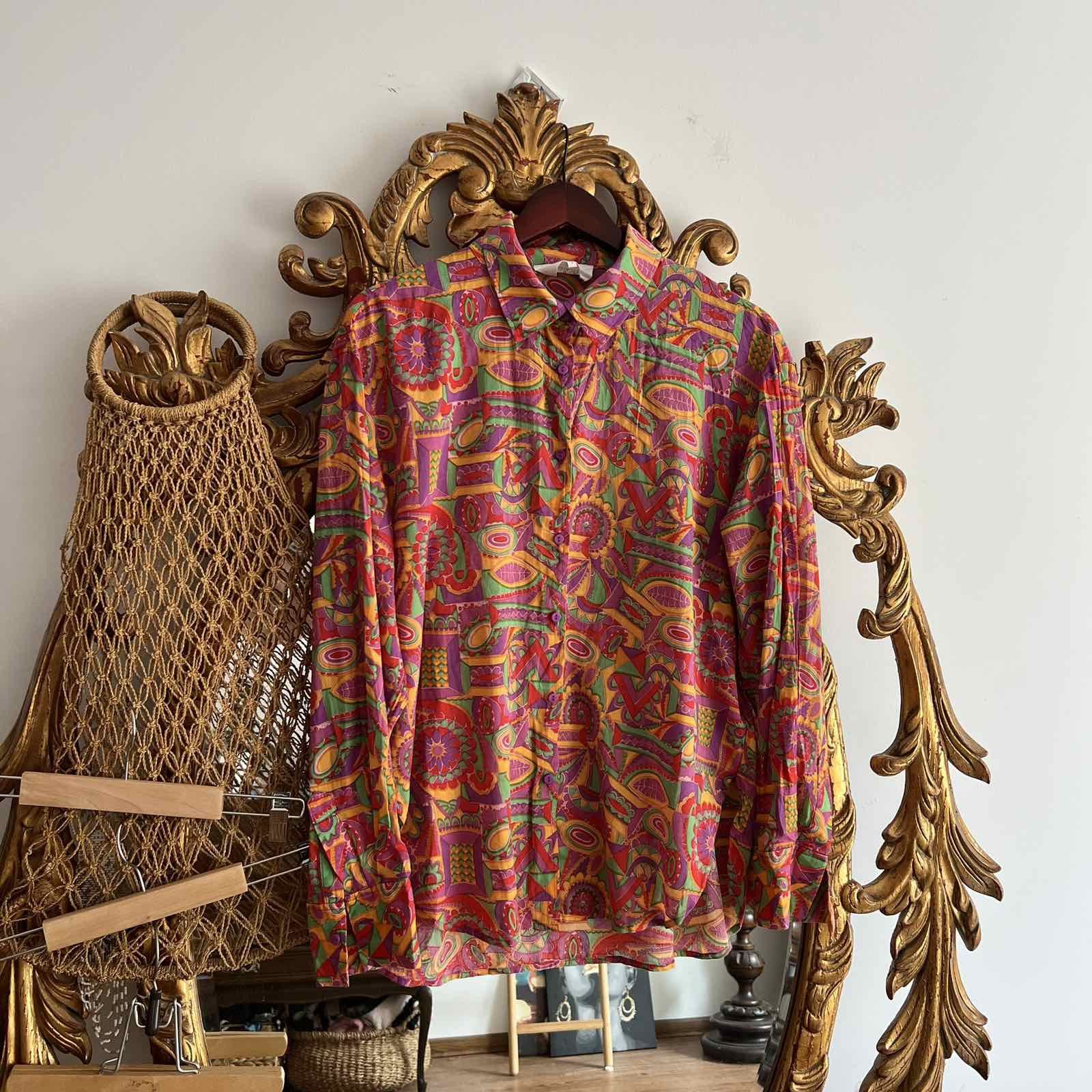 ba&sh ba&sh Koxie Floral Print Wrap Kimono Crepe Blouse Sz S Size S / US 4 / IT 40 - 1 Thumbnail