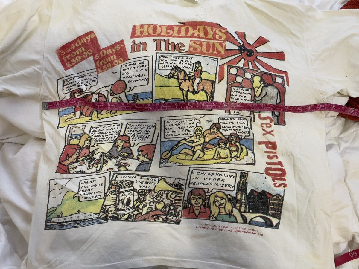 Other 1989 Jamie Reid SEX PISTOL HOLIDAY IN THE SUN Shirt Sz Large Size US L / EU 52-54 / 3 - 5 Thumbnail
