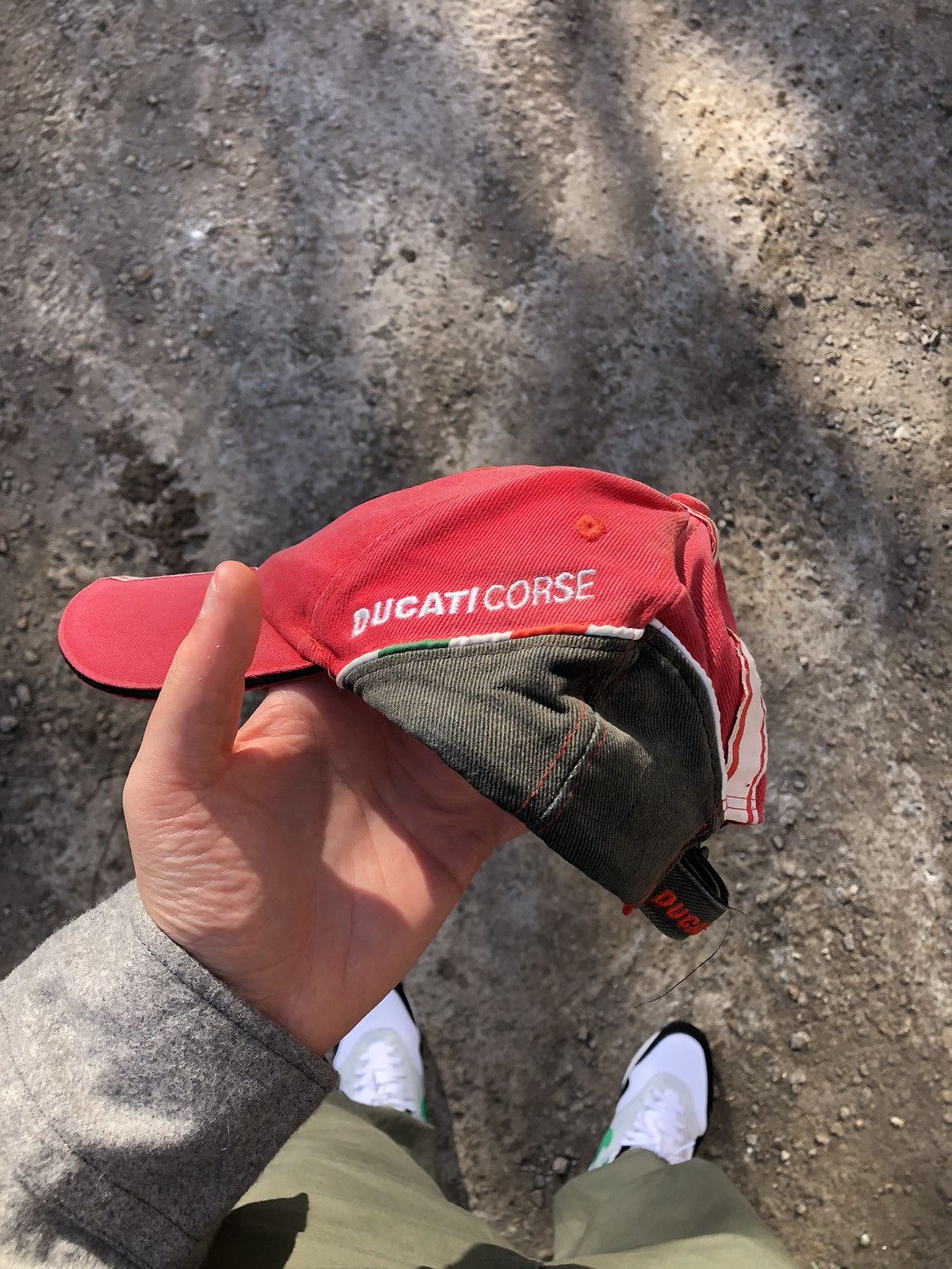 Ducati × Vintage VERY RARE DUCATI CORSE MOTORCYCLE CAP RACING BIKE RETRO 90s Size ONE SIZE - 5 Thumbnail