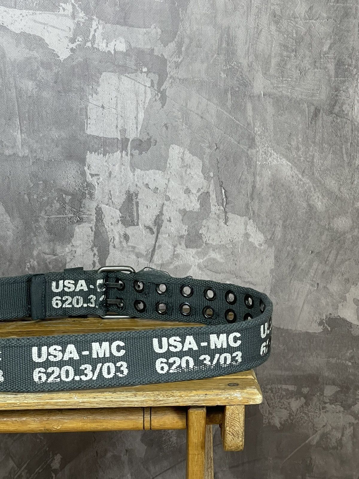 Japanese Brand × Vintage Y2K Military Distressed archival Japan Avant style belt Size ONE SIZE - 7 Thumbnail