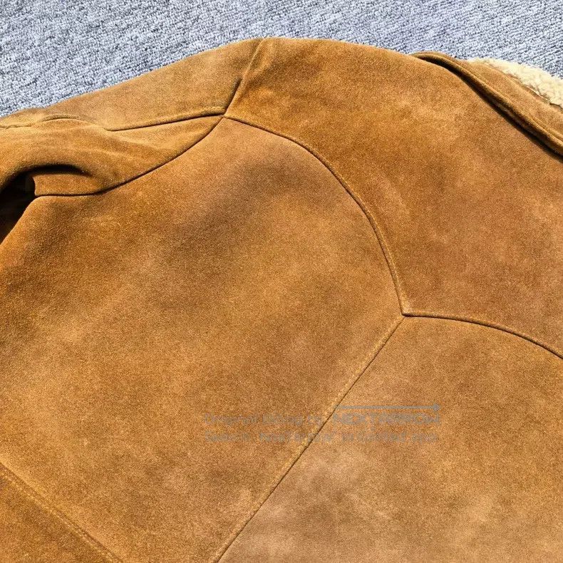 Schott Schott Thick and soft shearling cowhide farmer coat leathe Size US XXL / EU 58 / 5 - 8 Thumbnail