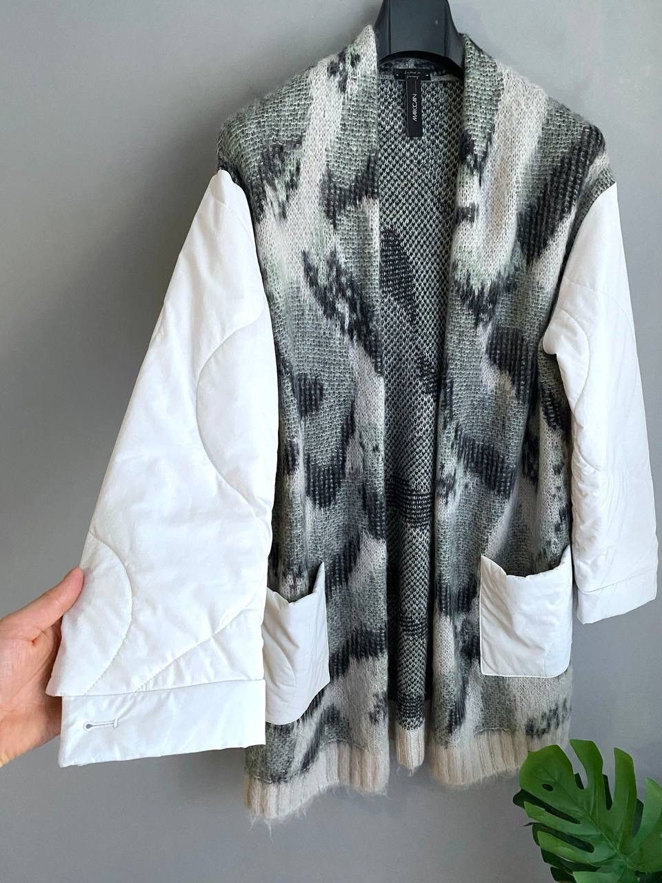 Other Marc Cain Mohair/Alpaca Wool Long Open Knit Cardigan, 3/M/L Size M / US 6-8 / IT 42-44 - 5 Thumbnail