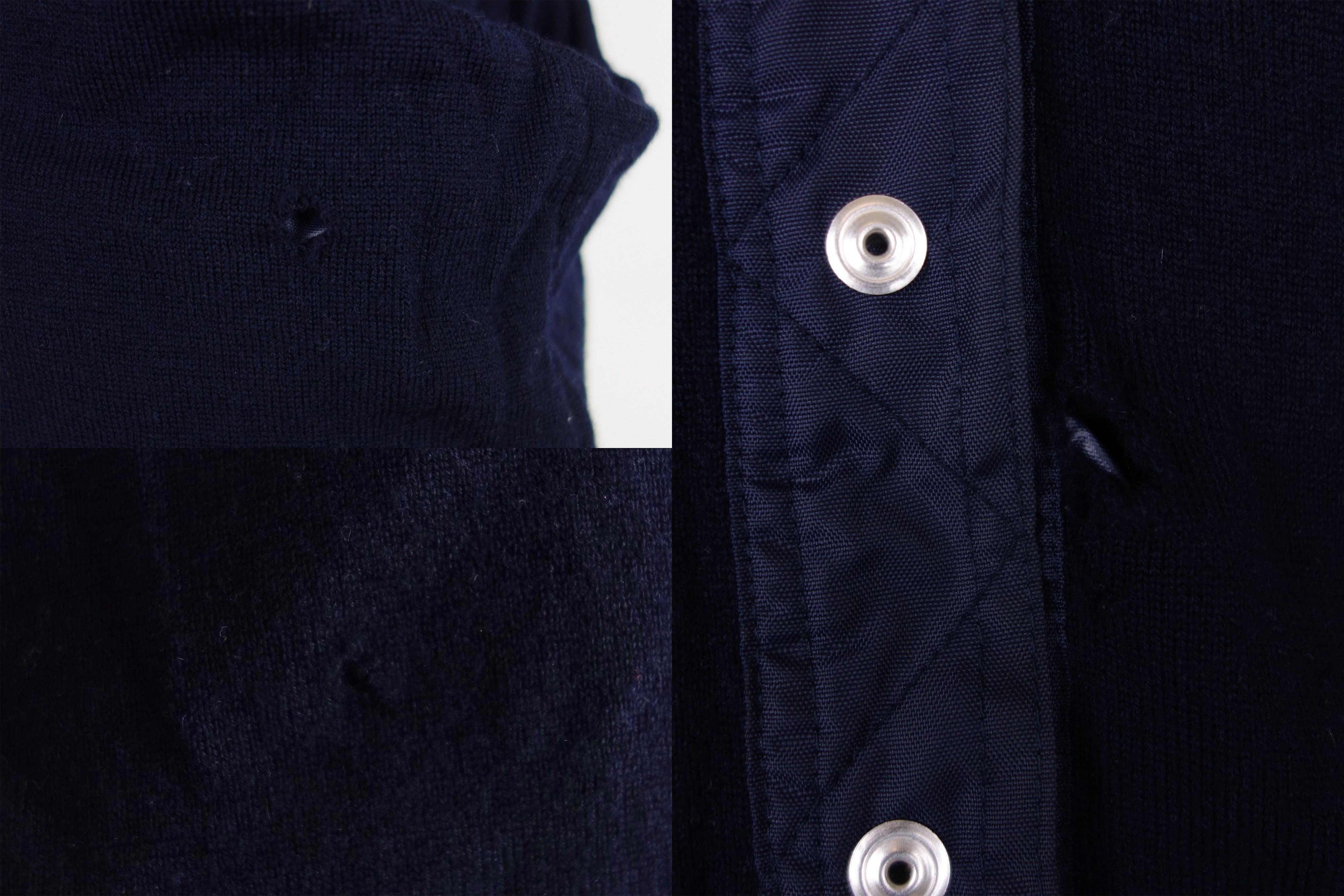 Dior Christian Dior Boutique Navy Blue Bomber Jacket 2004 Size S / US 4 / IT 40 - 10 Thumbnail