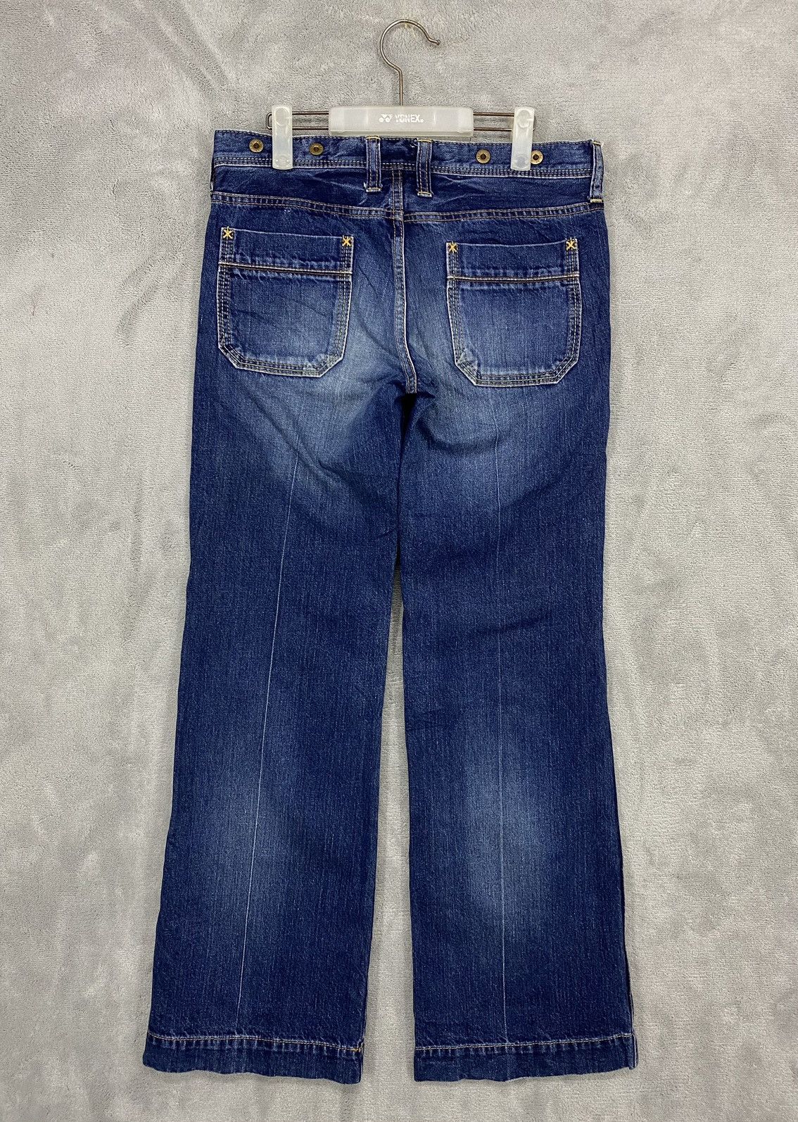Hysteric Glamour × Japanese Brand × Spellbound JAPANESE BRAND D.M.G FADED BLUE DENIM JEANS Size US 30 / EU 46 - 5 Thumbnail