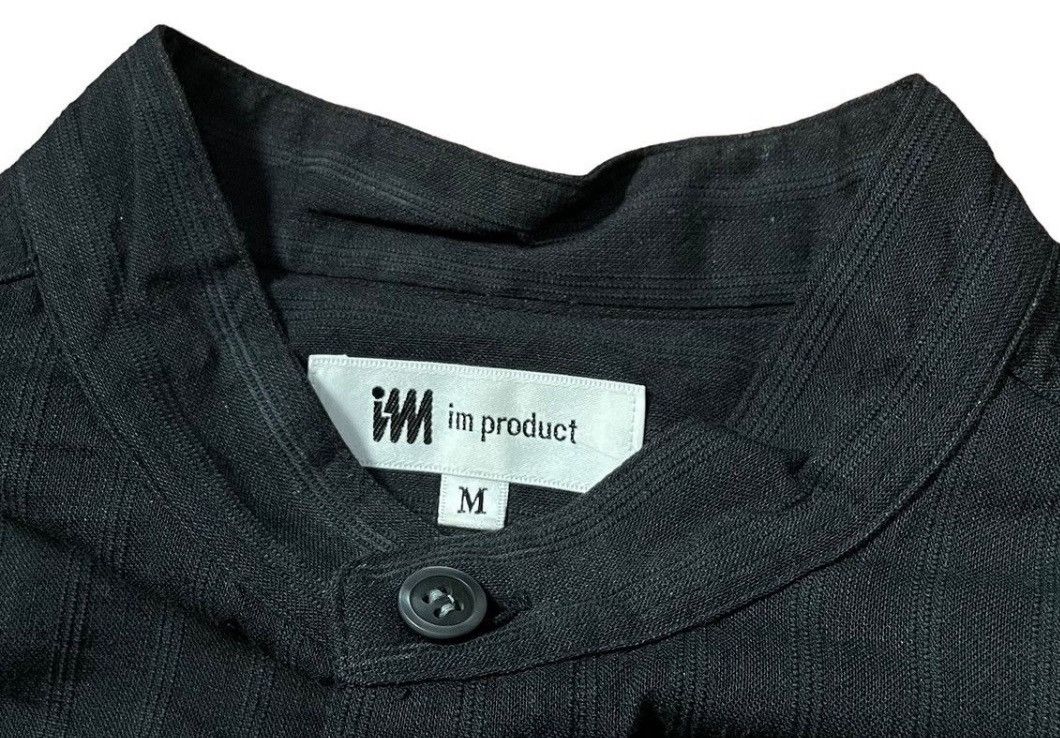 Issey Miyake Vintage issey miyake im product collarless striped shirt Size US M / EU 48-50 / 2 - 3 Thumbnail