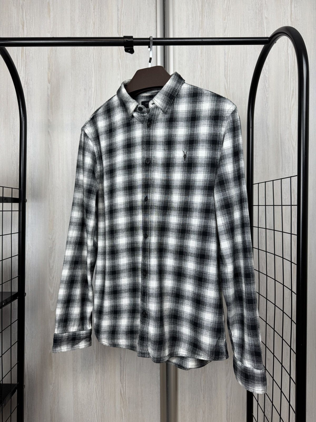 Allsaints Allsaints Lidenwood long sleeve shirt checkered flannel Size US M / EU 48-50 / 2 - 6 Thumbnail