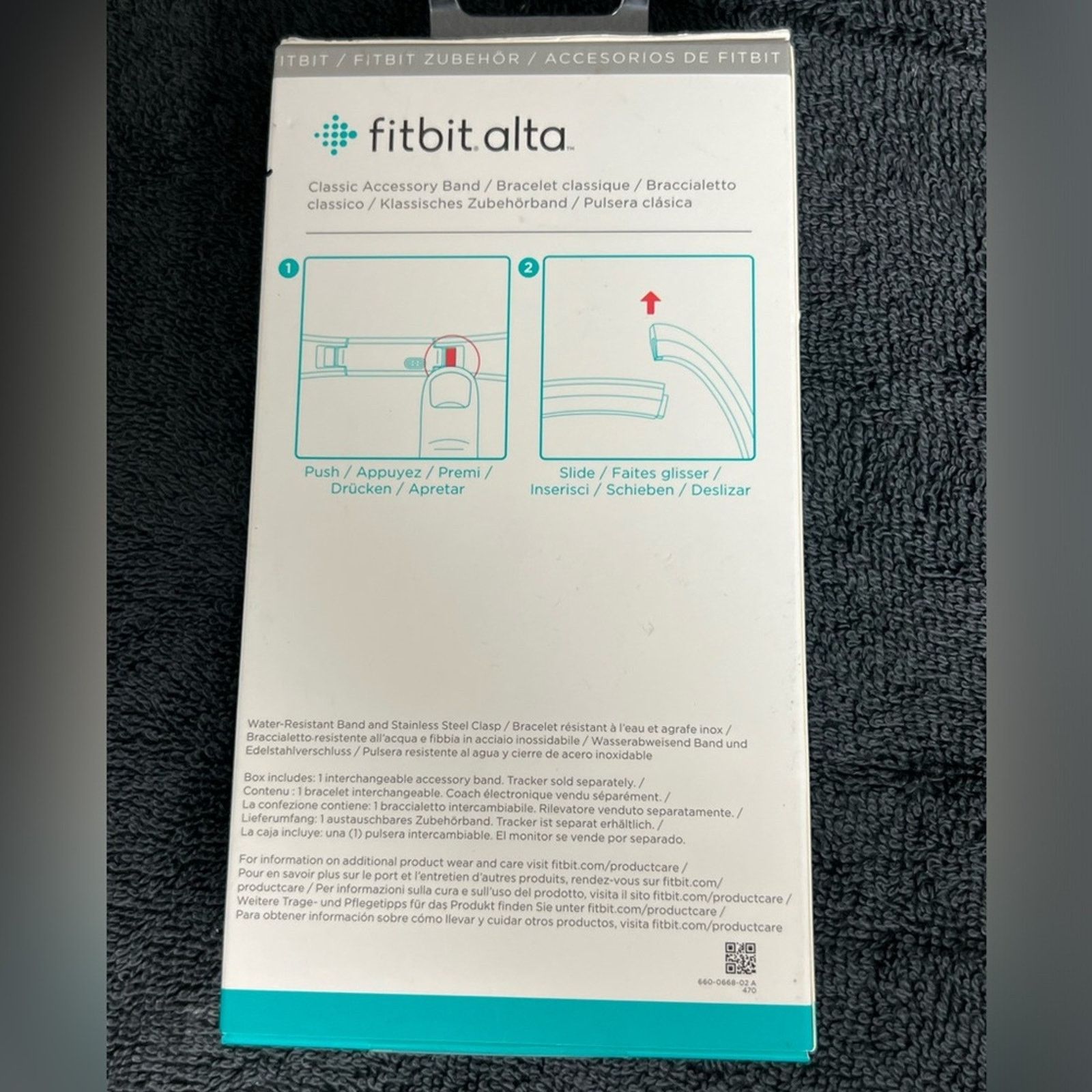 Fitbit Genuine FITBIT Alta Classic Accessory Band Set PLUM SMALL Size ONE SIZE - 2 Thumbnail
