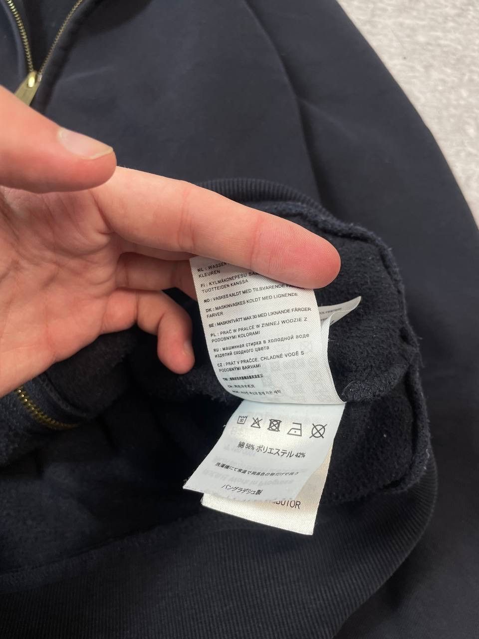 Carhartt Vintage Carhartt Workwear Navy Zip Up Hoodie Y2K Size US S / EU 44-46 / 1 - 6 Thumbnail