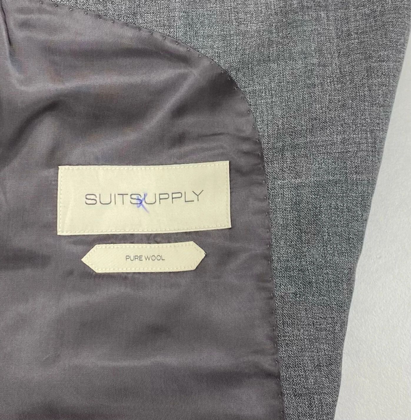Suitsupply Men Suitsupply Blazer Lazio Single Breasted Pure Wool US34 Size 34R - 6 Thumbnail