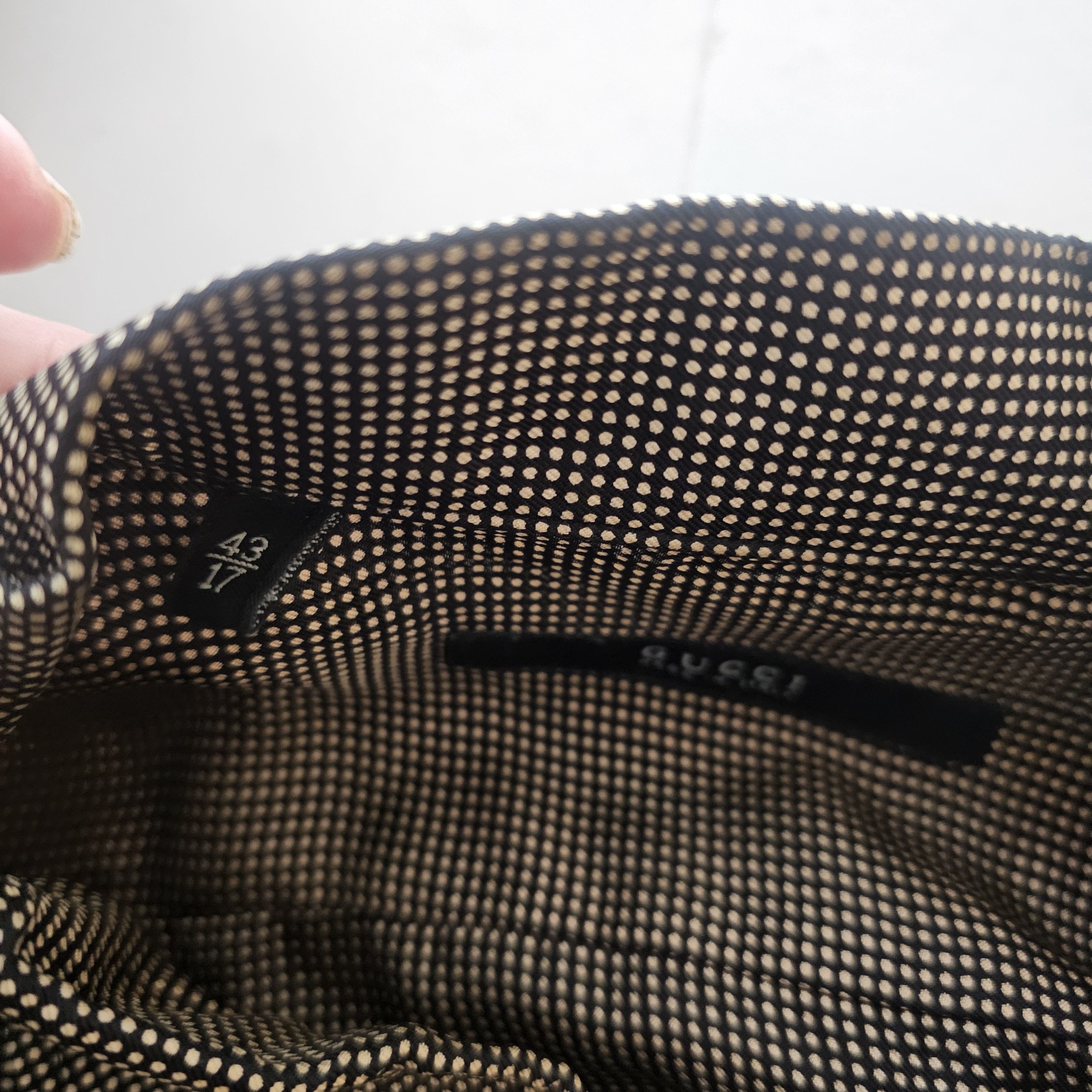 Gucci Gucci Mens Silk Button Down Shirt 43 Brown Micro Dot Logo Size US S / EU 44-46 / 1 - 6 Thumbnail
