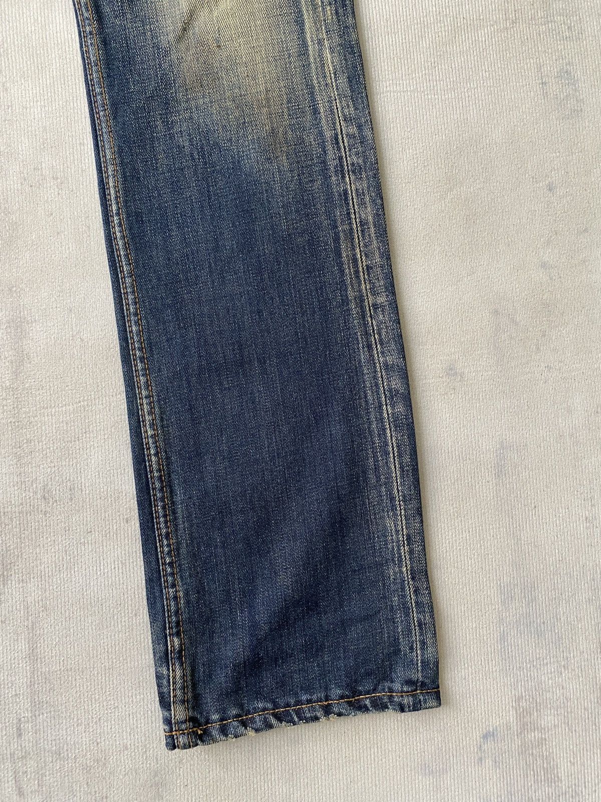 JACKROSE Jack Rose Japan Blue Faded Rusty Claw Marks Denim Size US 32 / EU 48 - 7 Thumbnail