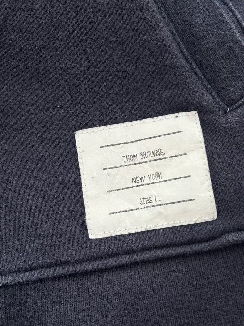Thom Browne Thom Browne Size 1Classic four-stripe Blue Sweater Coat 250 Size US S / EU 44-46 / 1 - 5 Thumbnail